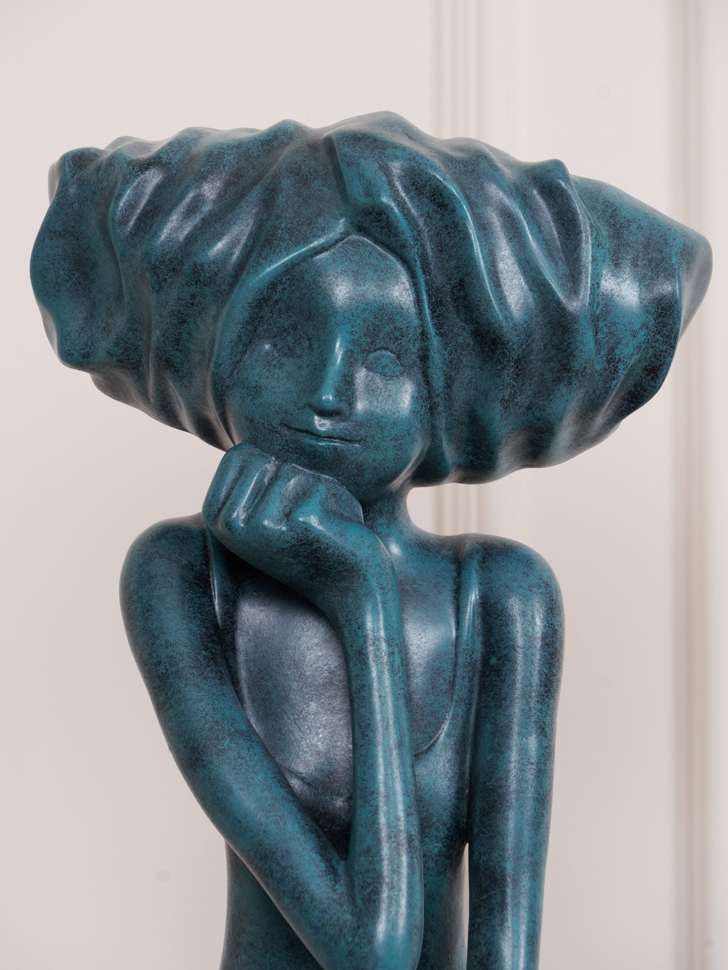 Girl Meditate Sculpture Ornaments - Blowlighting