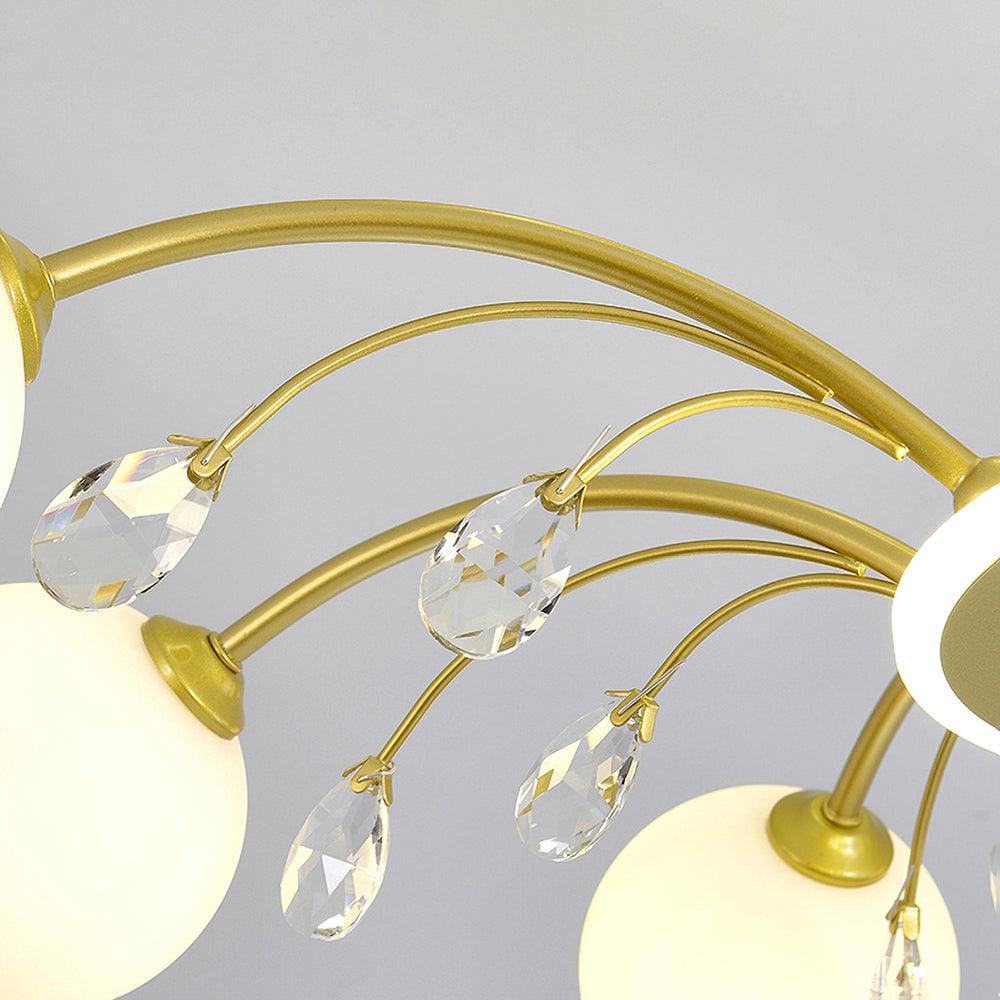 Glamorous Glass Raindrop Chandeliers - Blowlighting
