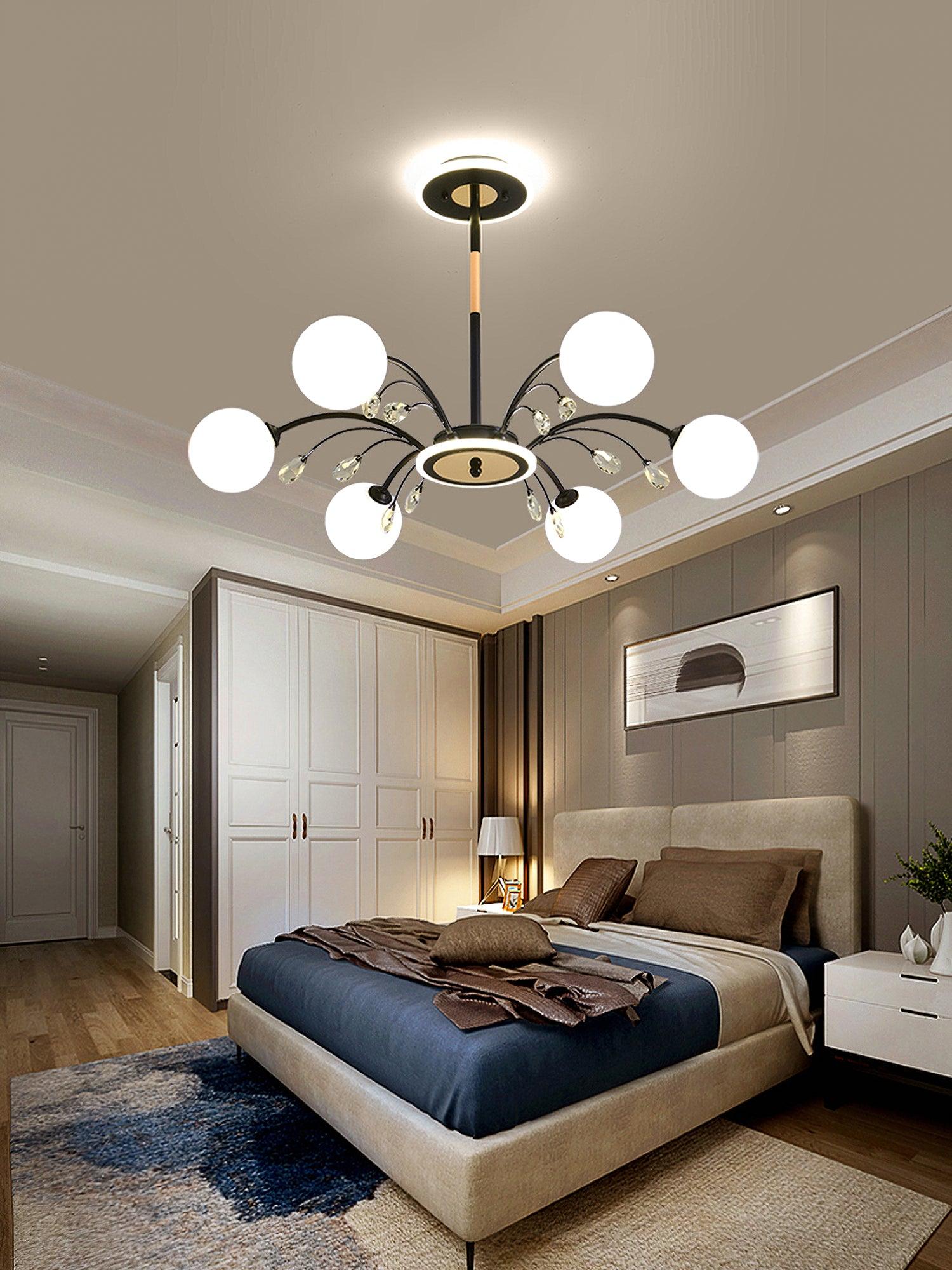 Glamorous Glass Raindrop Chandeliers - Blowlighting