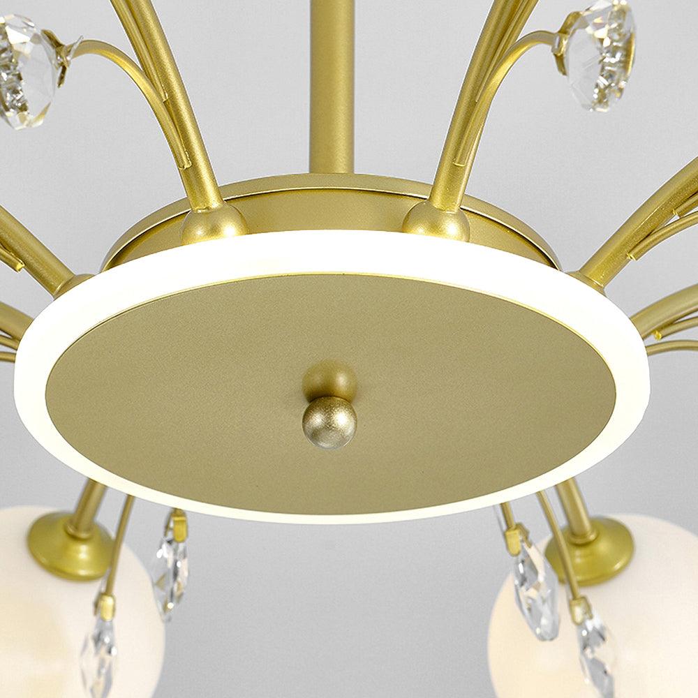 Glamorous Glass Raindrop Chandeliers - Blowlighting