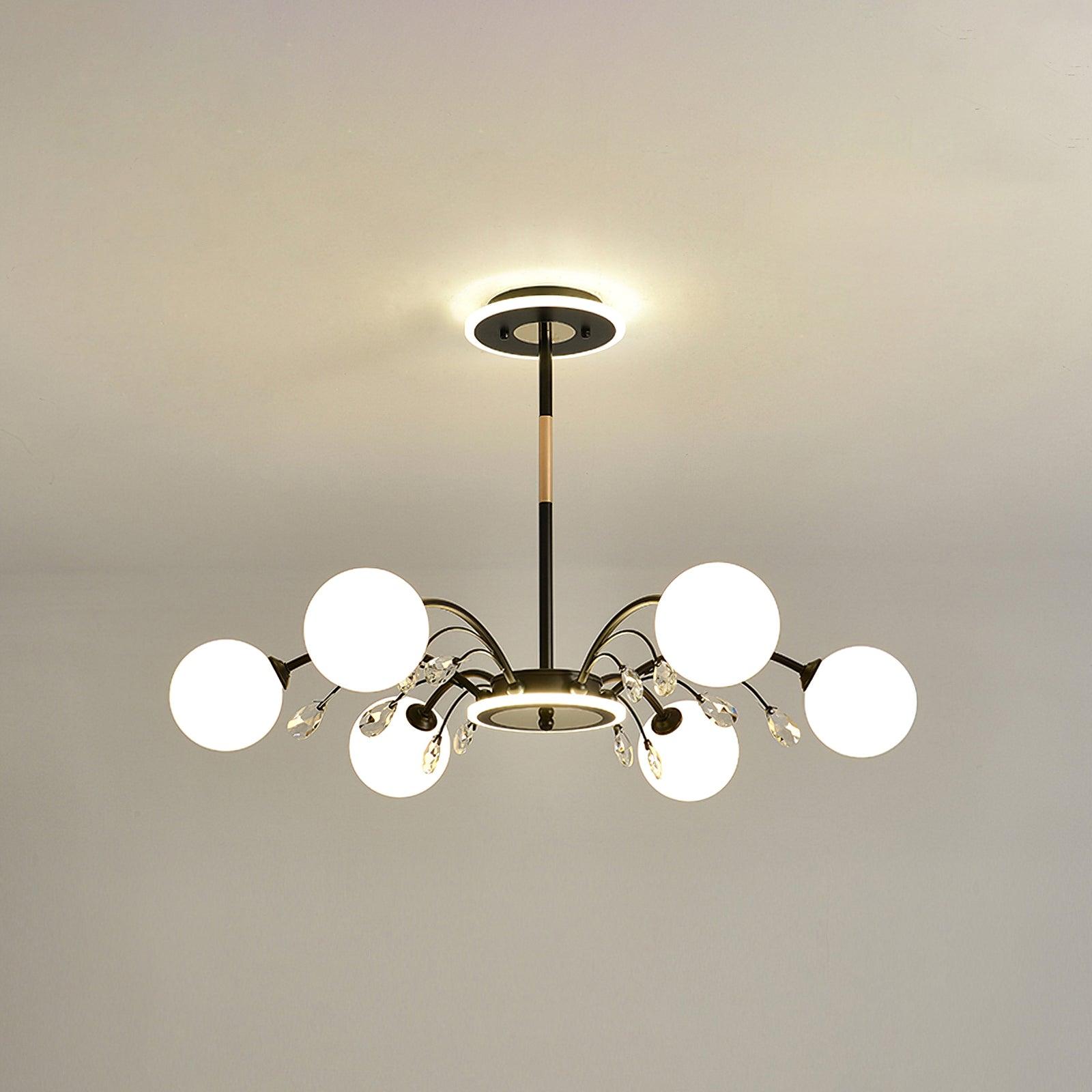 Glamorous Glass Raindrop Chandeliers - Blowlighting