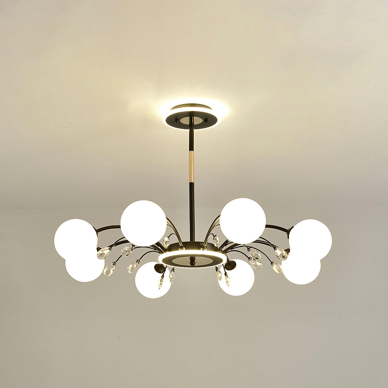 Glamorous Glass Raindrop Chandeliers - Blowlighting