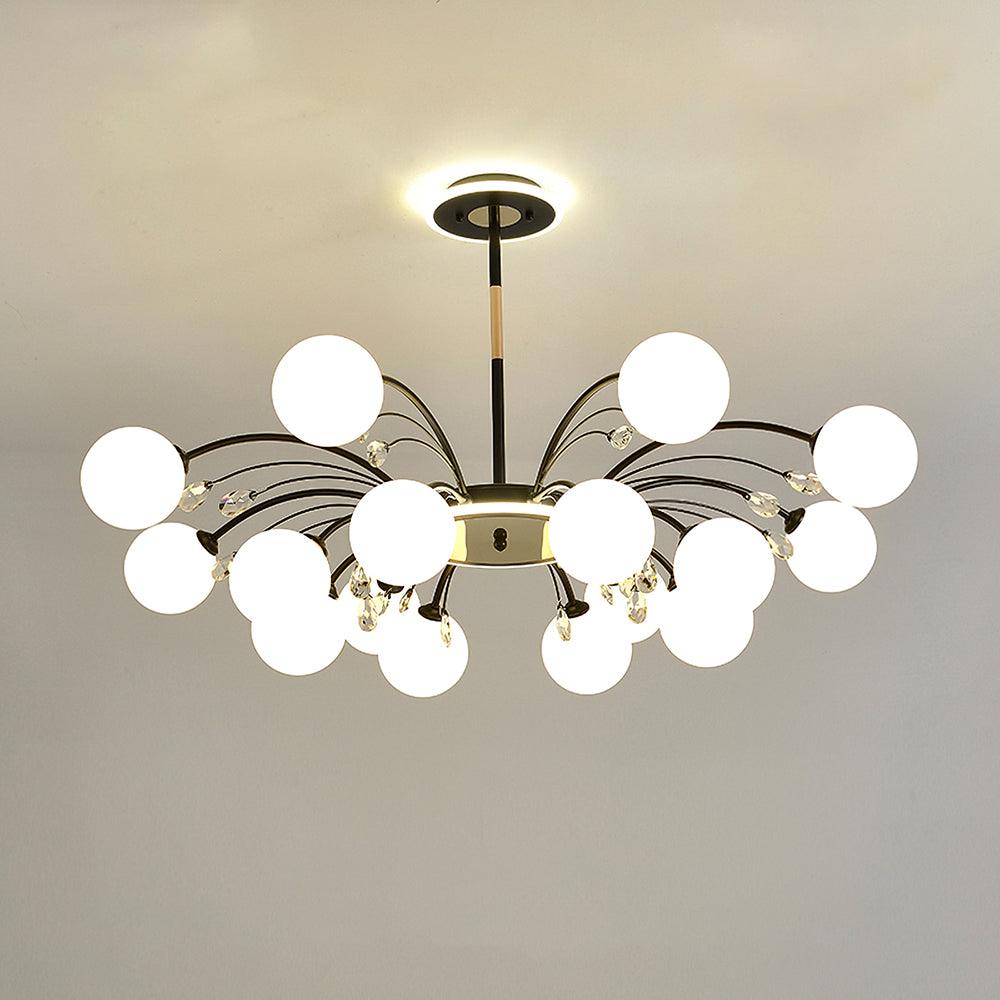 Glamorous Glass Raindrop Chandeliers - Blowlighting
