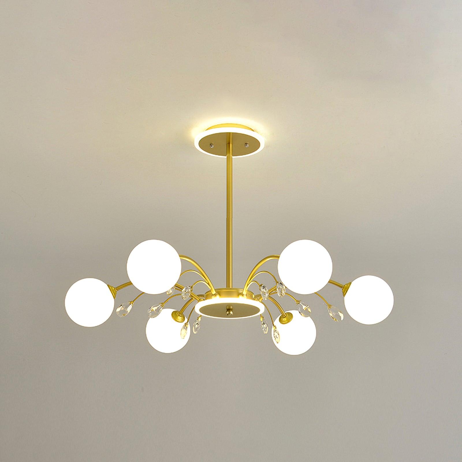 Glamorous Glass Raindrop Chandeliers - Blowlighting