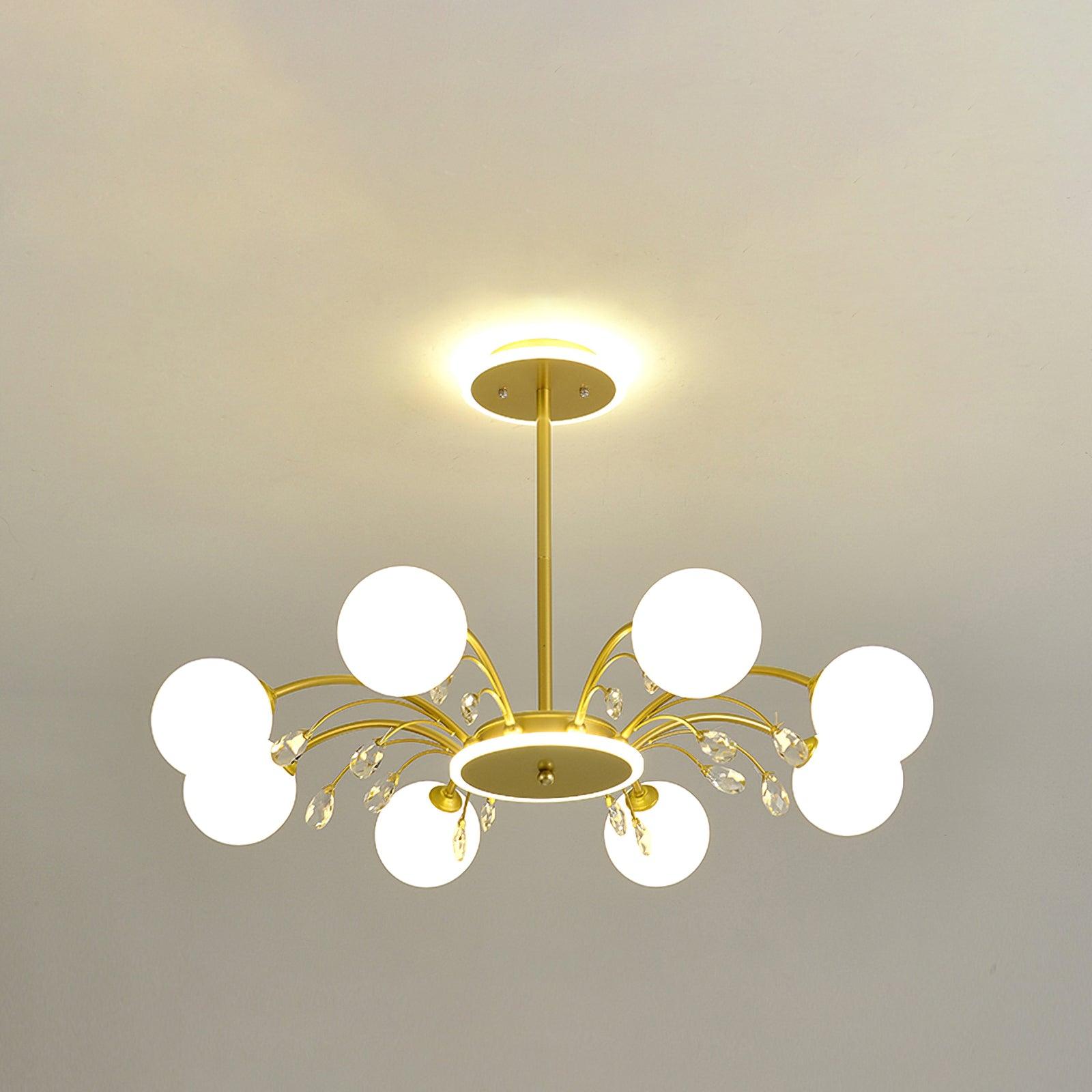 Glamorous Glass Raindrop Chandeliers - Blowlighting