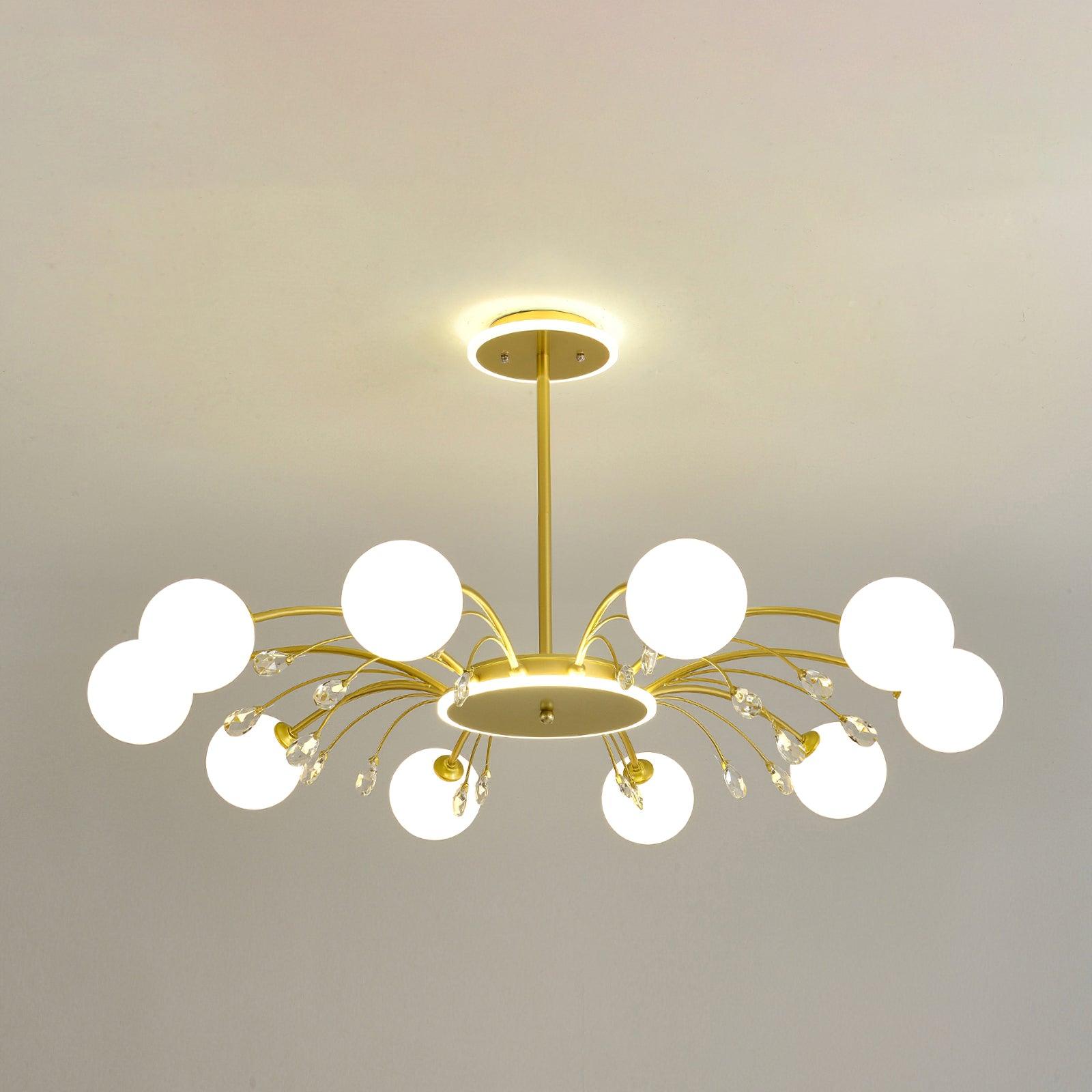 Glamorous Glass Raindrop Chandeliers - Blowlighting