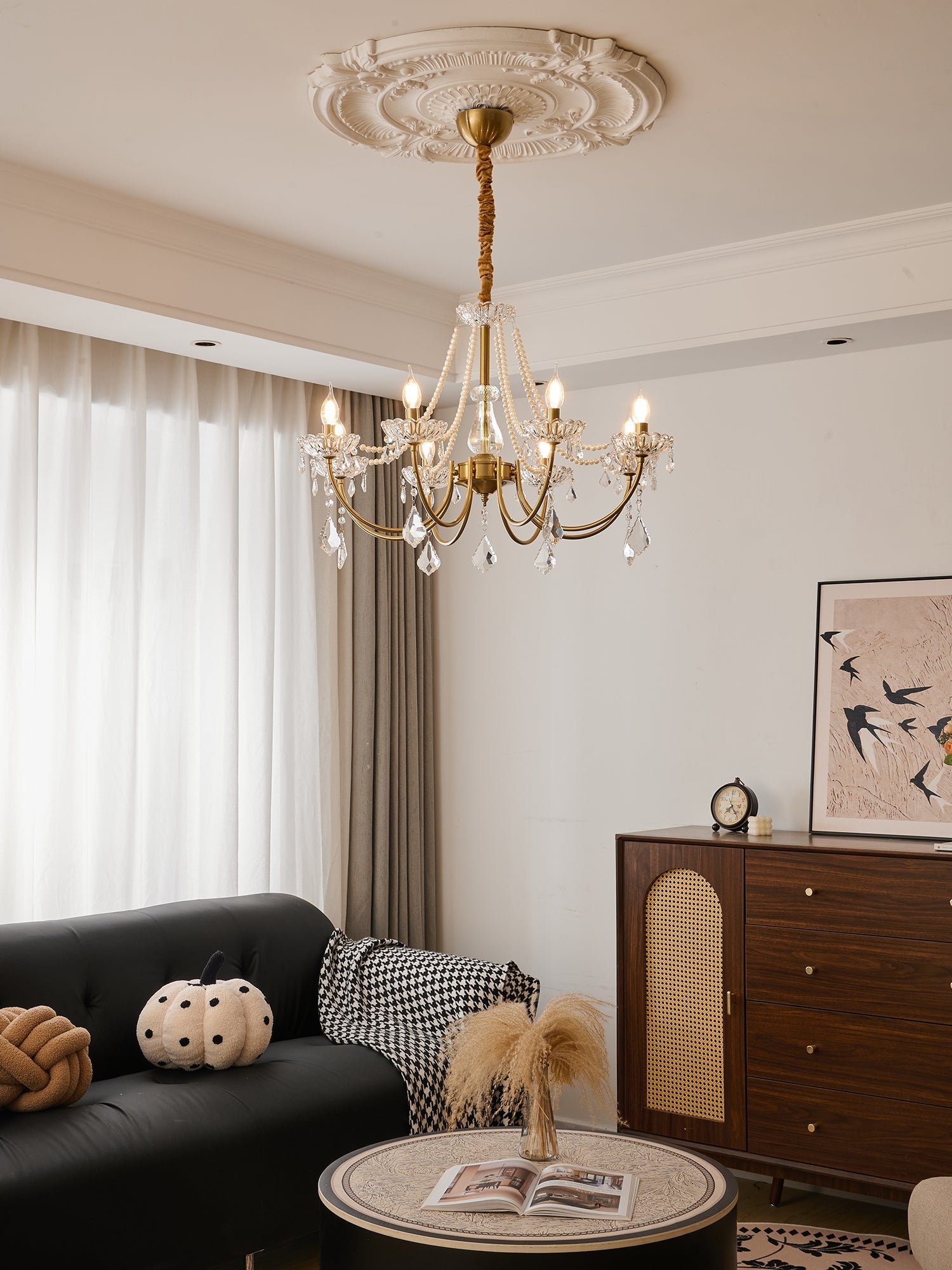Glamour Pearl Chandelier - Blowlighting