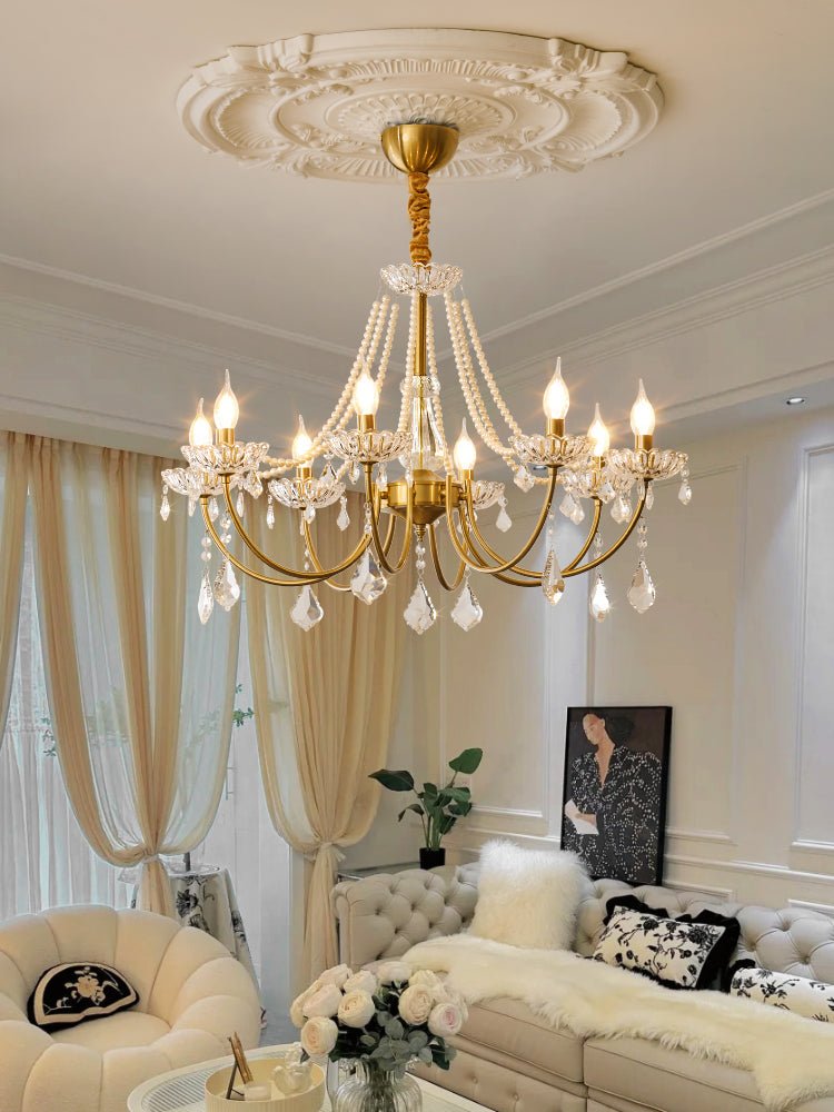 Glamour Pearl Chandelier - Blowlighting