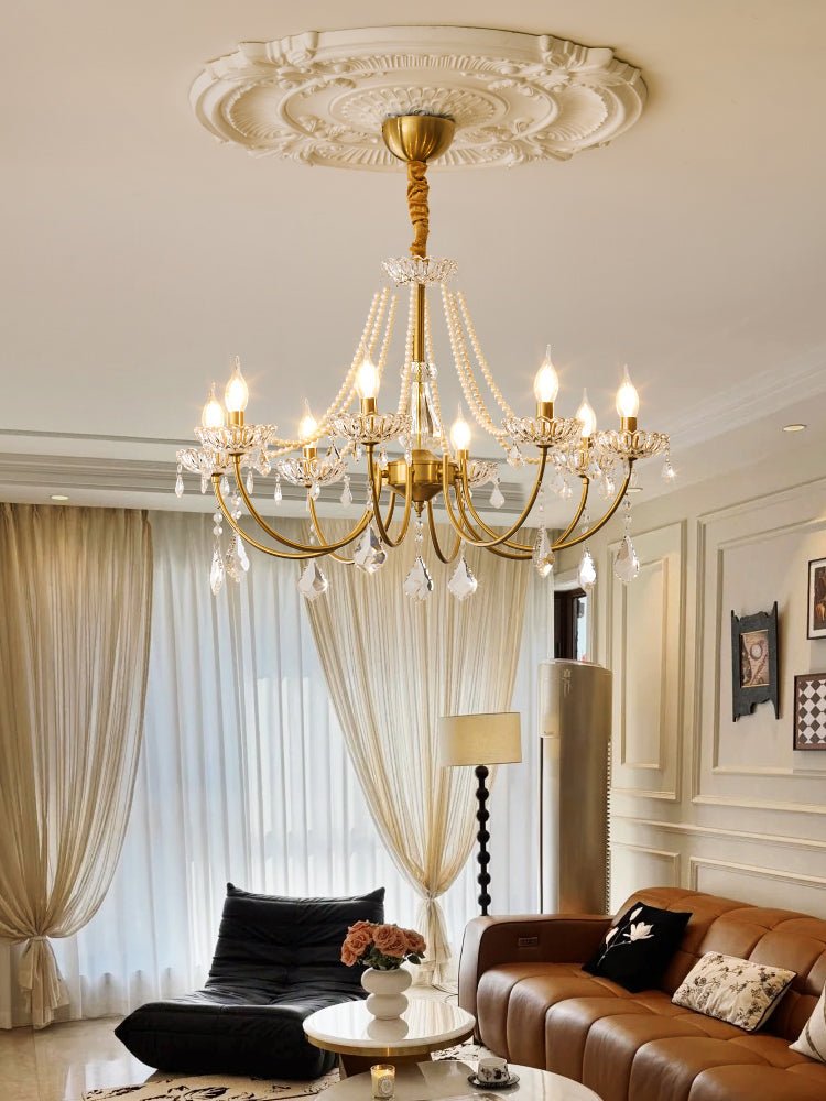 Glamour Pearl Chandelier - Blowlighting