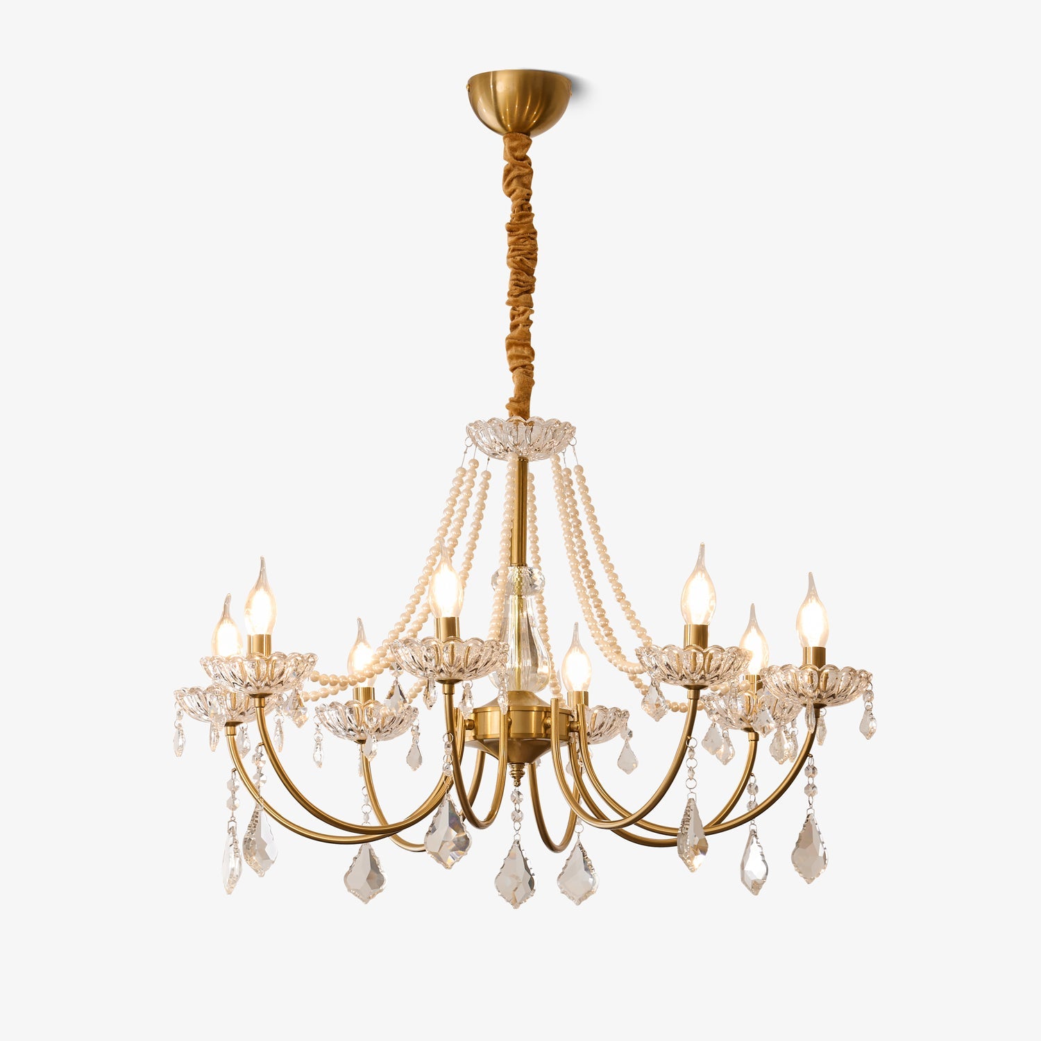 Glamour Pearl Chandelier - Blowlighting