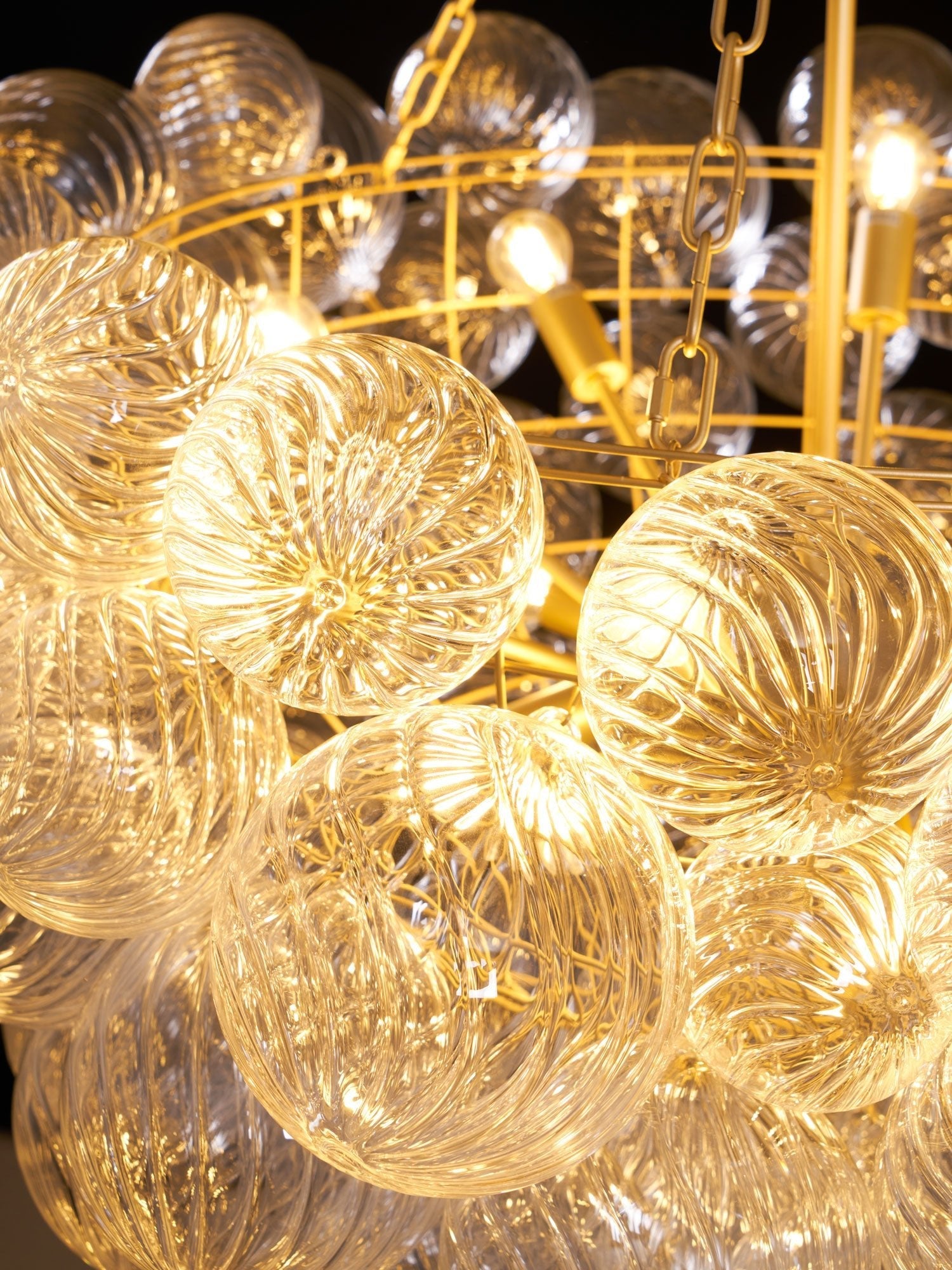 Aurora Chandelier Glass Ball Bubble Modern - Blowlighting