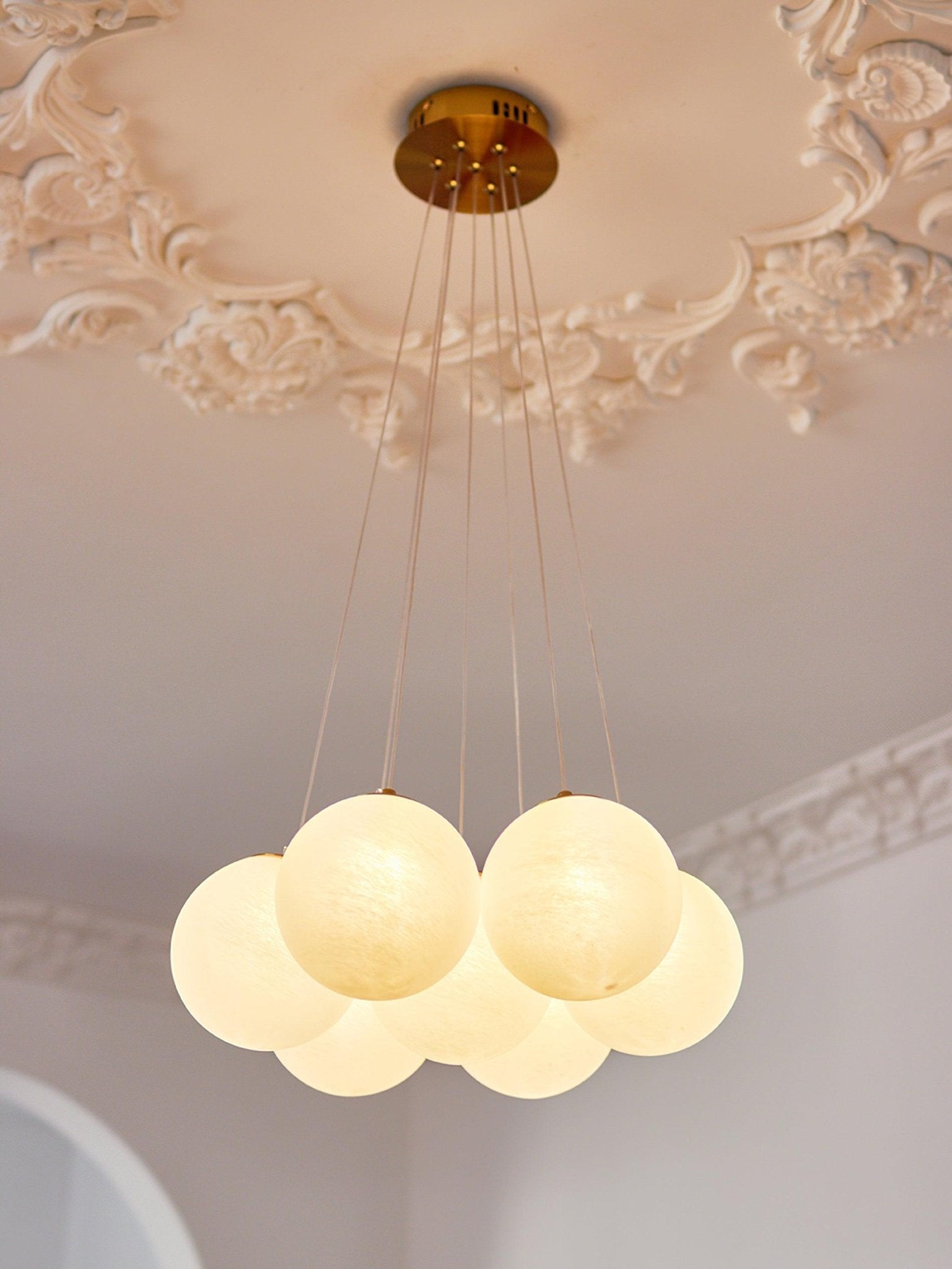 Glass Cluster Chandelier - Blowlighting