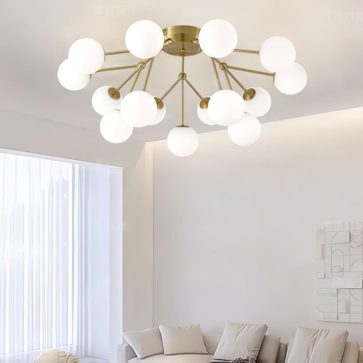 Olivia Luxury Glass Ceiling Lamp - Blowlighting