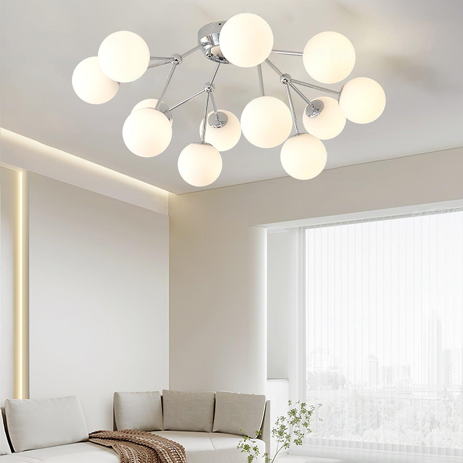 Olivia Luxury Glass Ceiling Lamp - Blowlighting