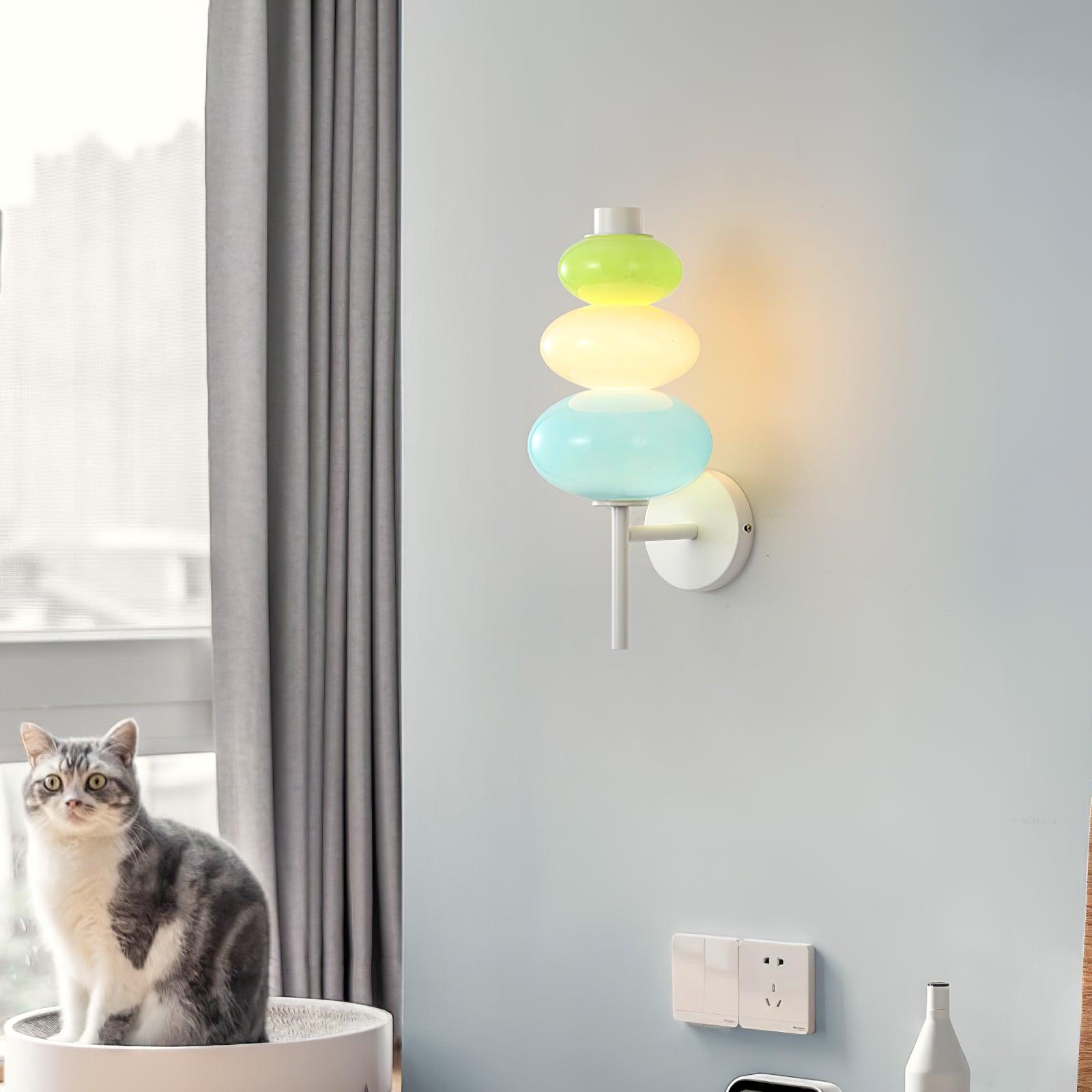 Pebble Modern Glass Wall Lamp - Blowlighting