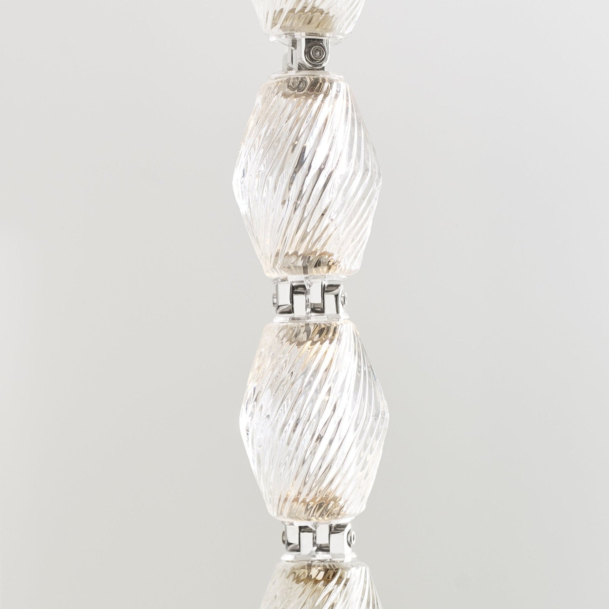Pearlene Beaded Metal Chandelier - Blowlighting