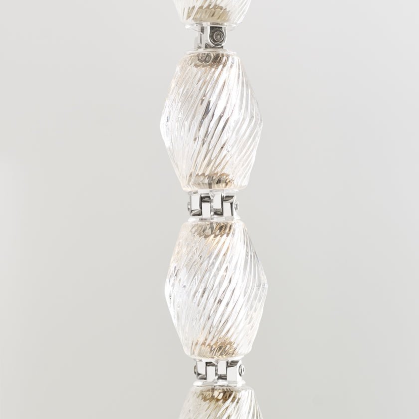 Pearlene Beaded Metal Chandelier - Blowlighting