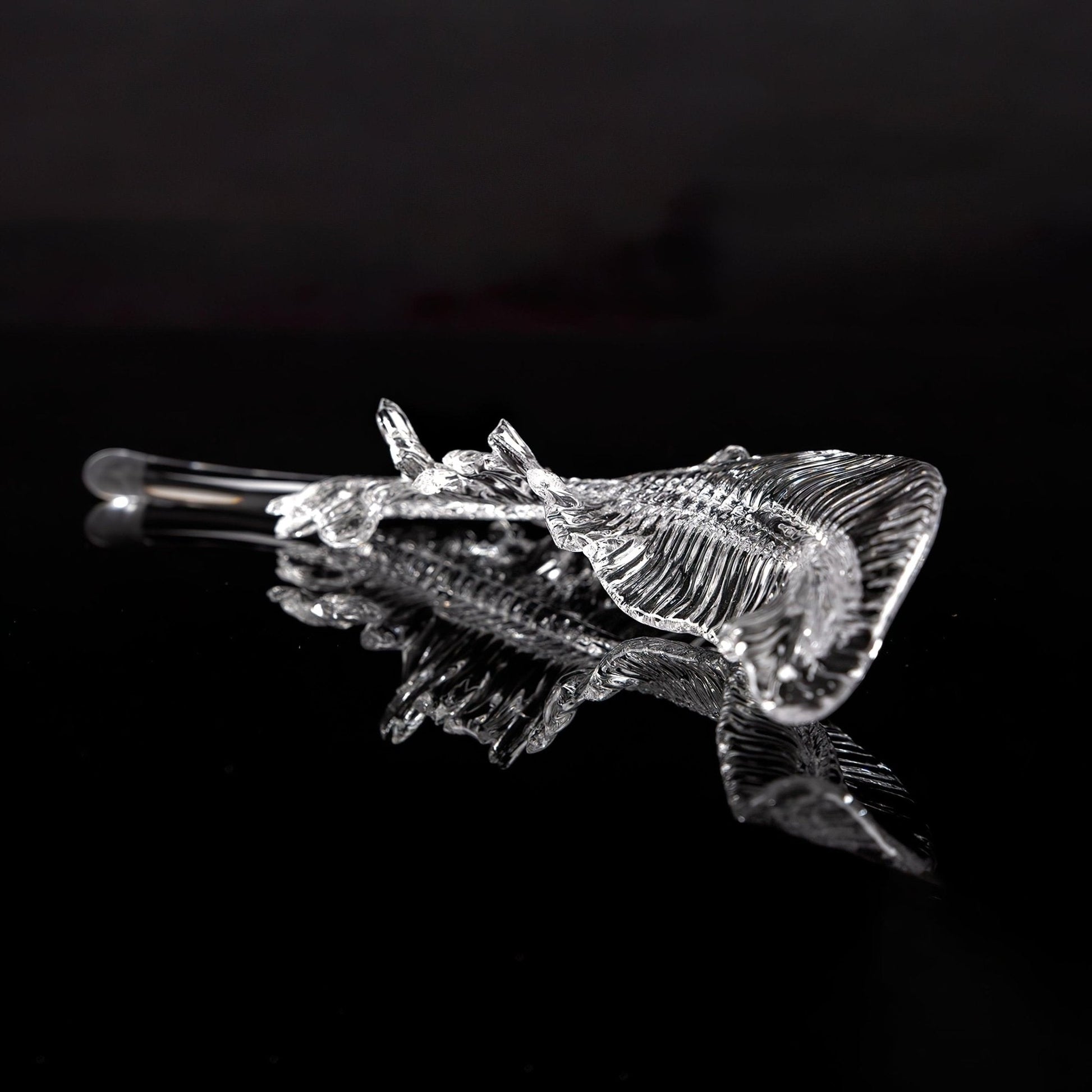 Aetherial Glass Leaf Chandelier - Blowlighting