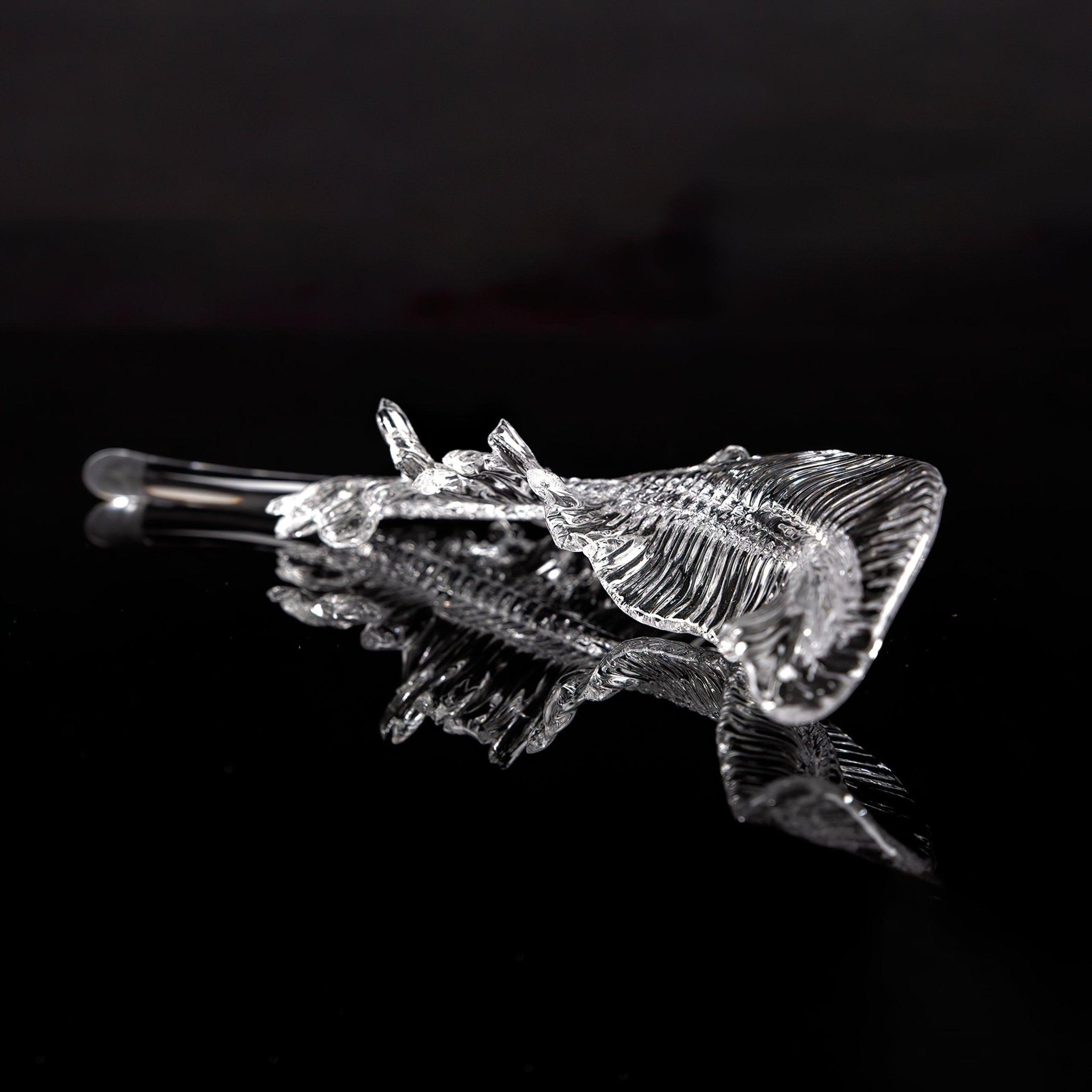 Aetherial Glass Leaf Chandelier - Blowlighting