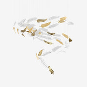 Aetherial Glass Leaf Chandelier - Blowlighting