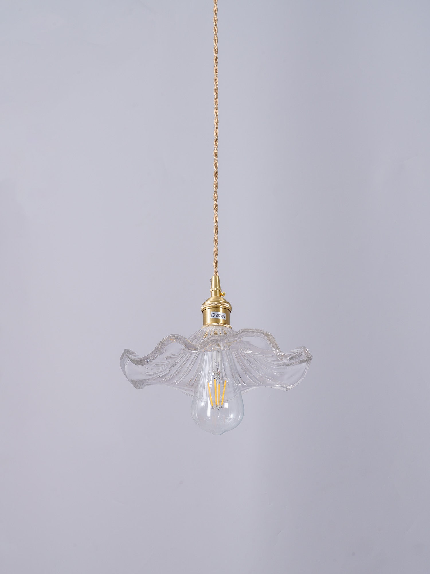 Glass Hibiscus Flower Swag Light - Blowlighting