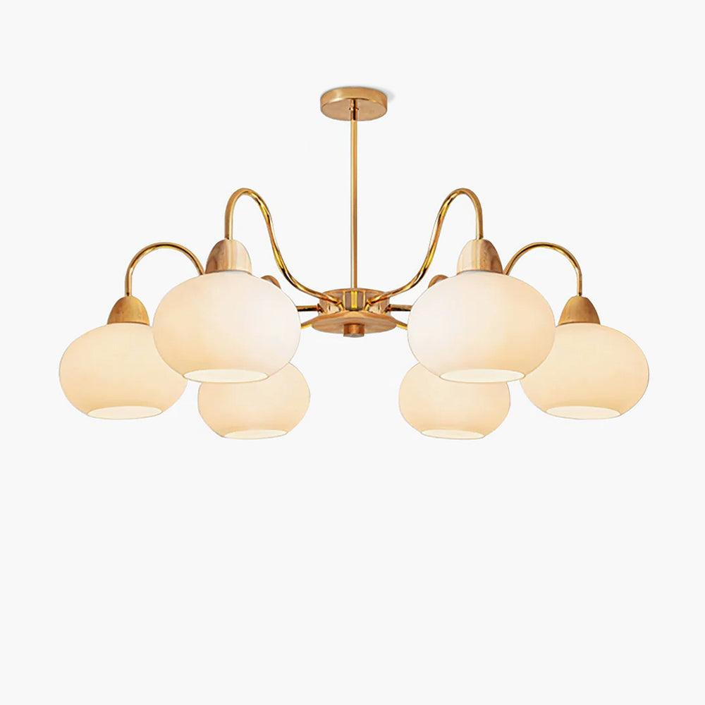 Zevena Glass Chandelier - Blowlighting