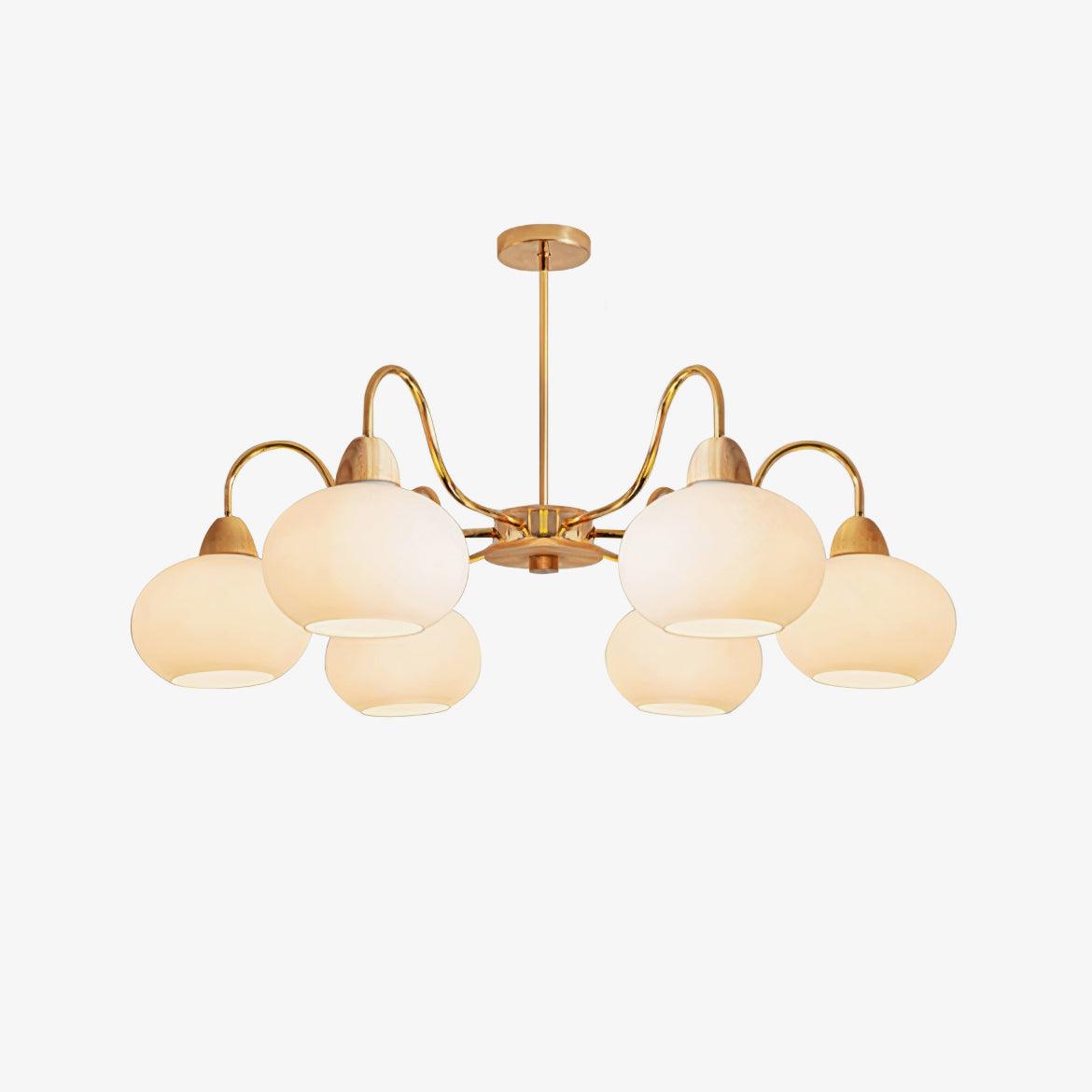 Zevena Glass Chandelier - Blowlighting