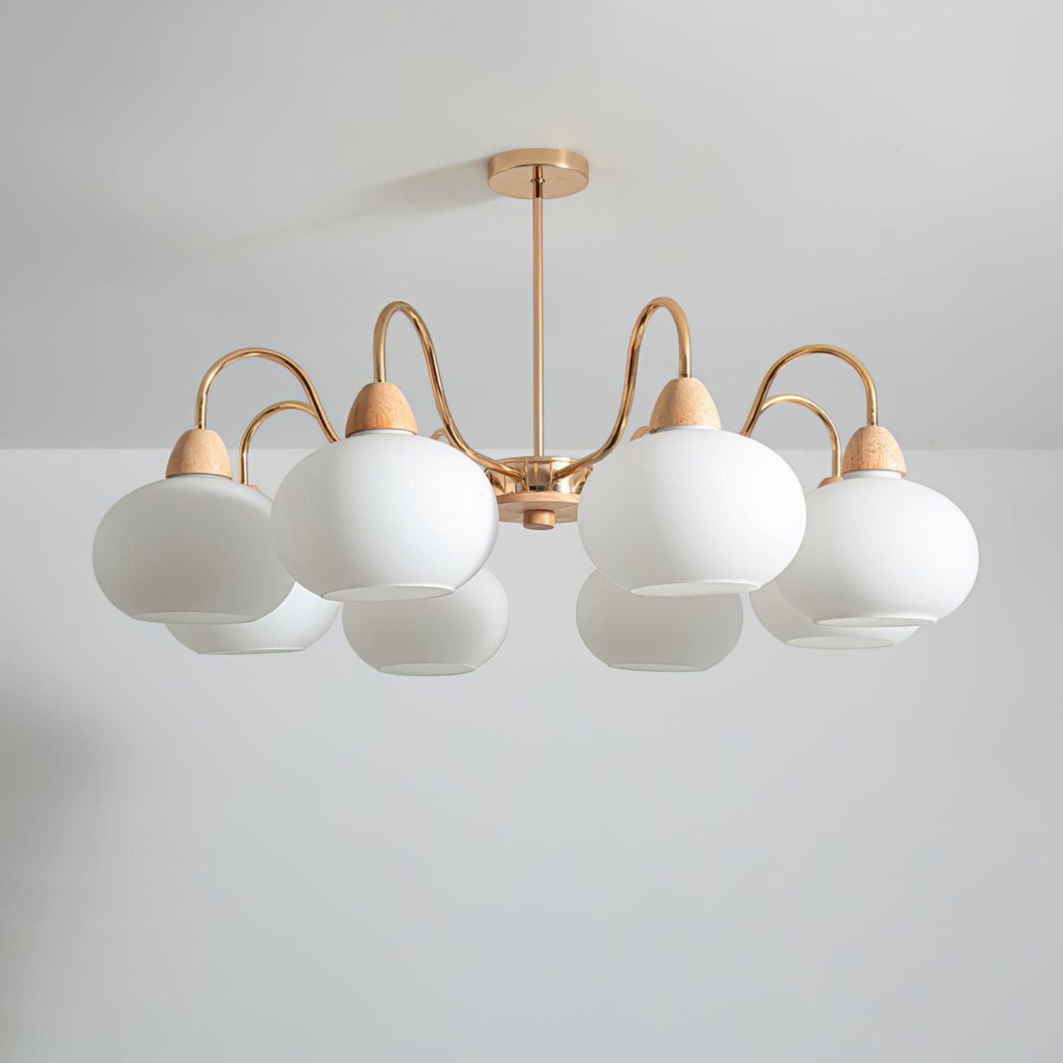 Zevena Glass Chandelier - Blowlighting