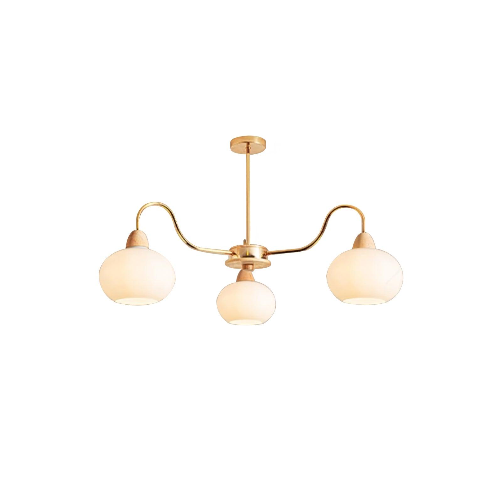 Zevena Glass Chandelier - Blowlighting