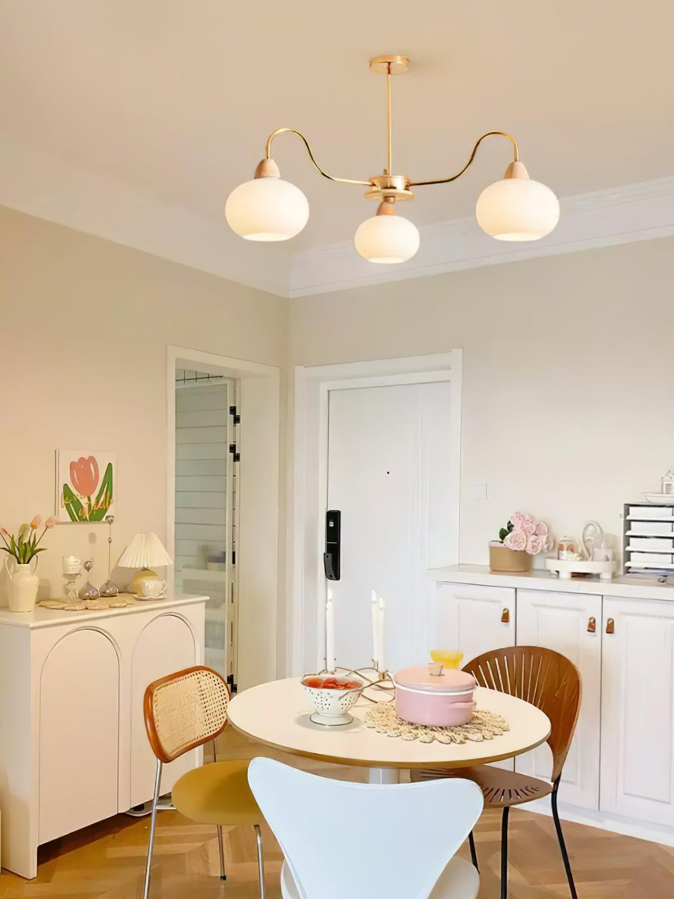 Zevena Glass Chandelier - Blowlighting