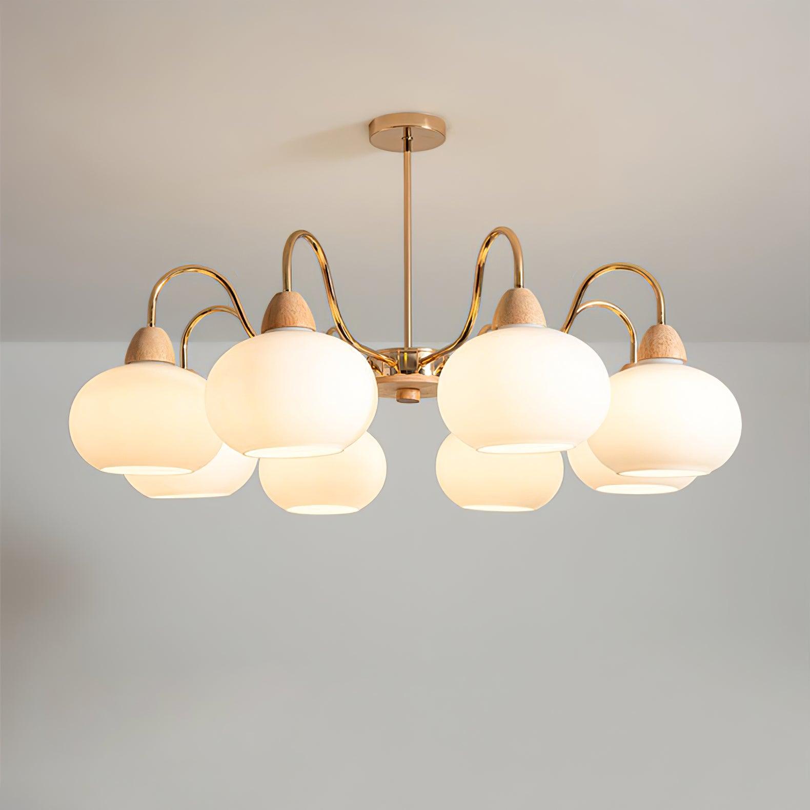Zevena Glass Chandelier - Blowlighting