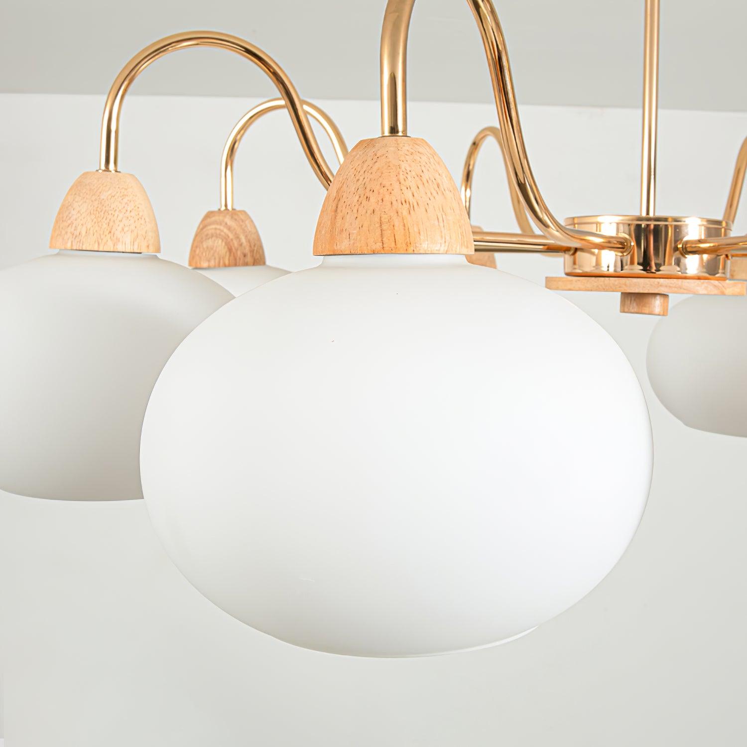 Zevena Glass Chandelier - Blowlighting