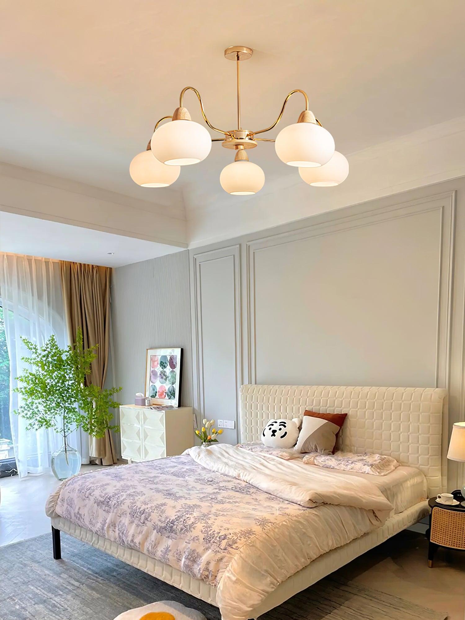 Zevena Glass Chandelier - Blowlighting