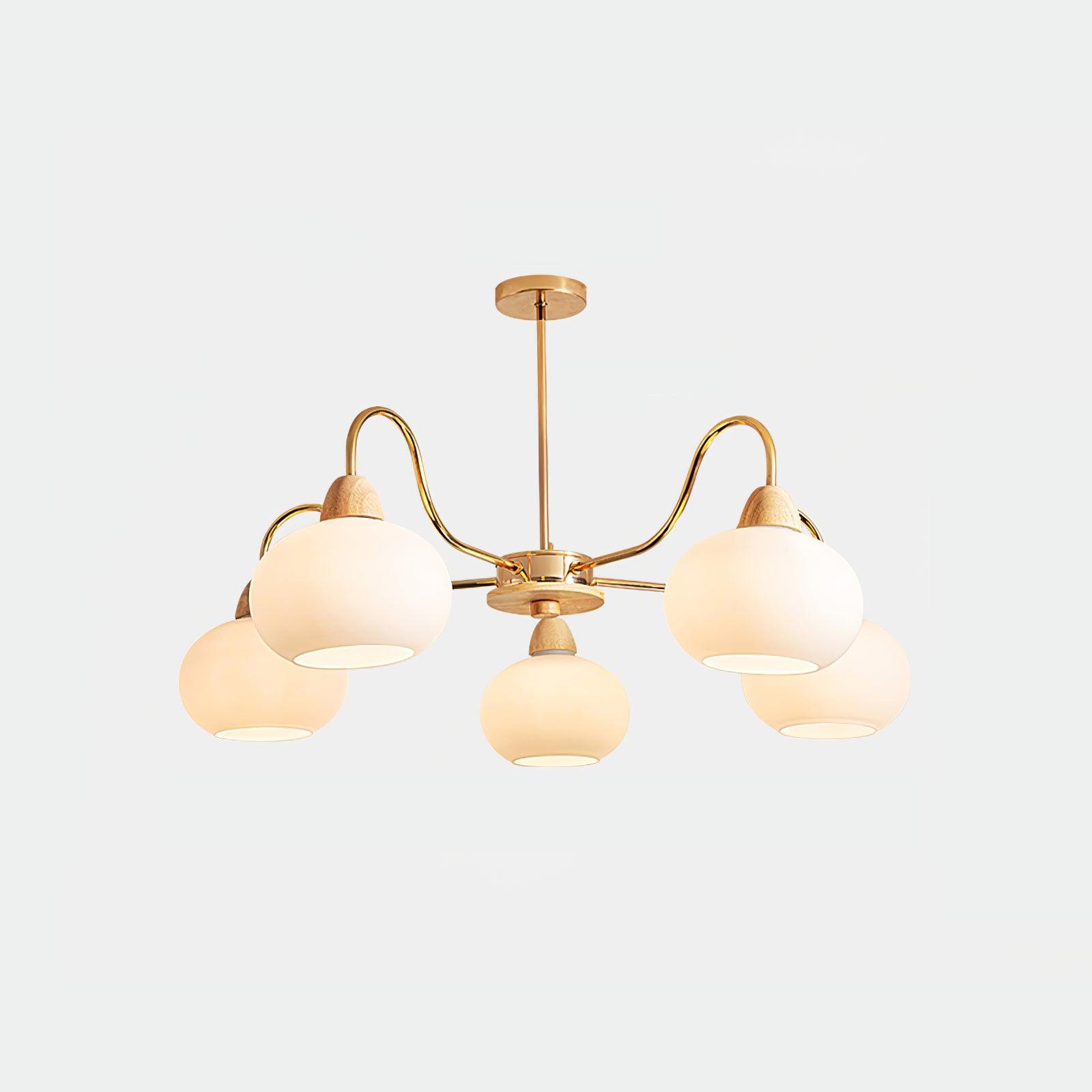 Zevena Glass Chandelier - Blowlighting