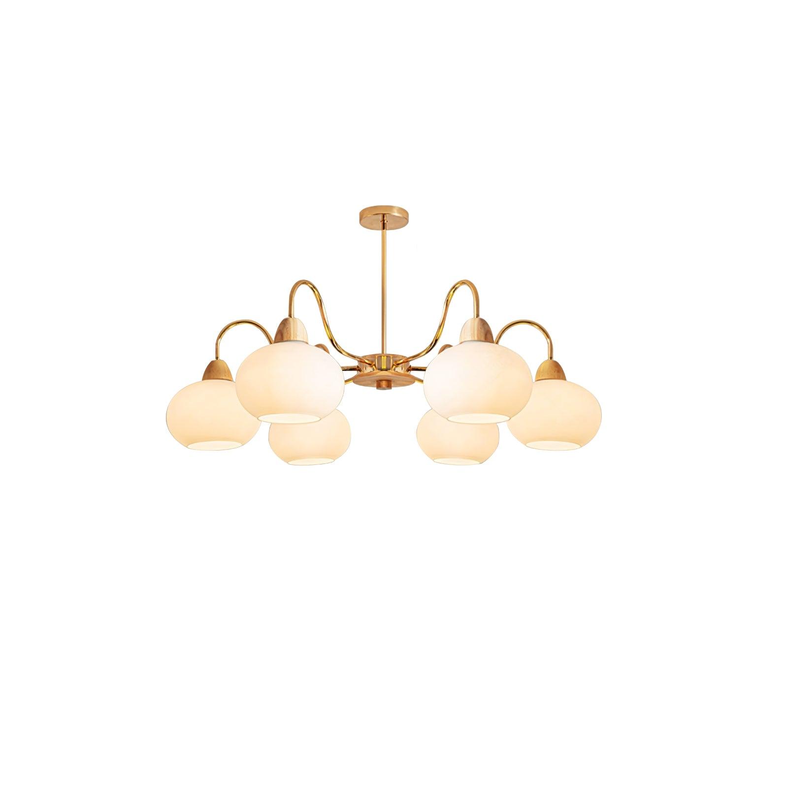 Zevena Glass Chandelier - Blowlighting
