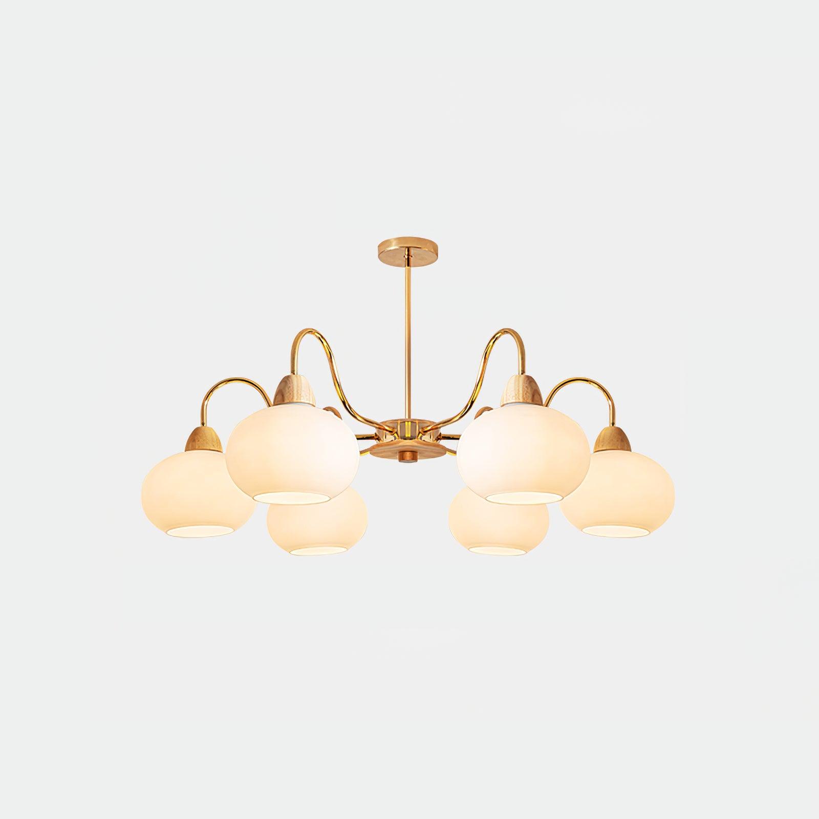 Zevena Glass Chandelier - Blowlighting