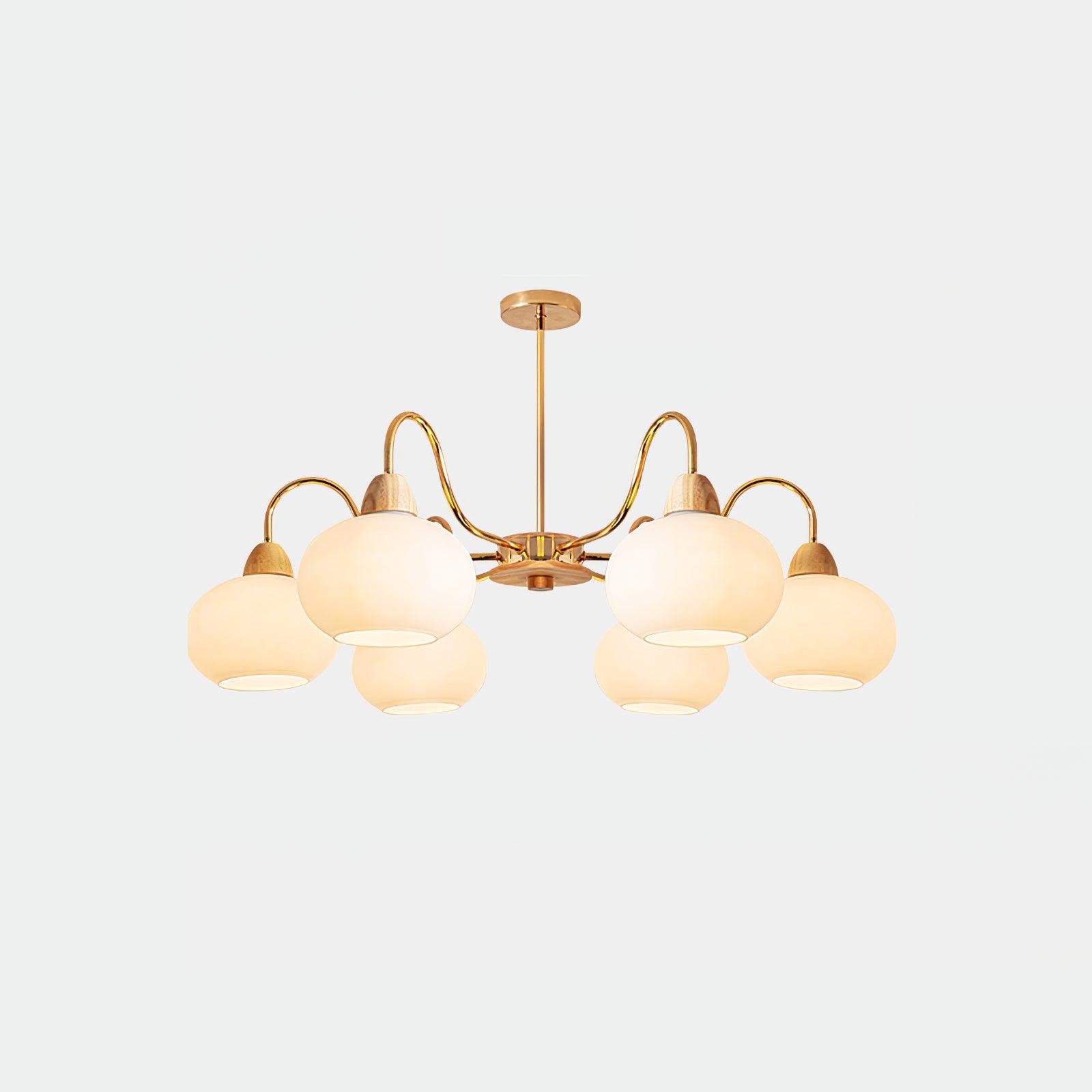 Zevena Glass Chandelier - Blowlighting
