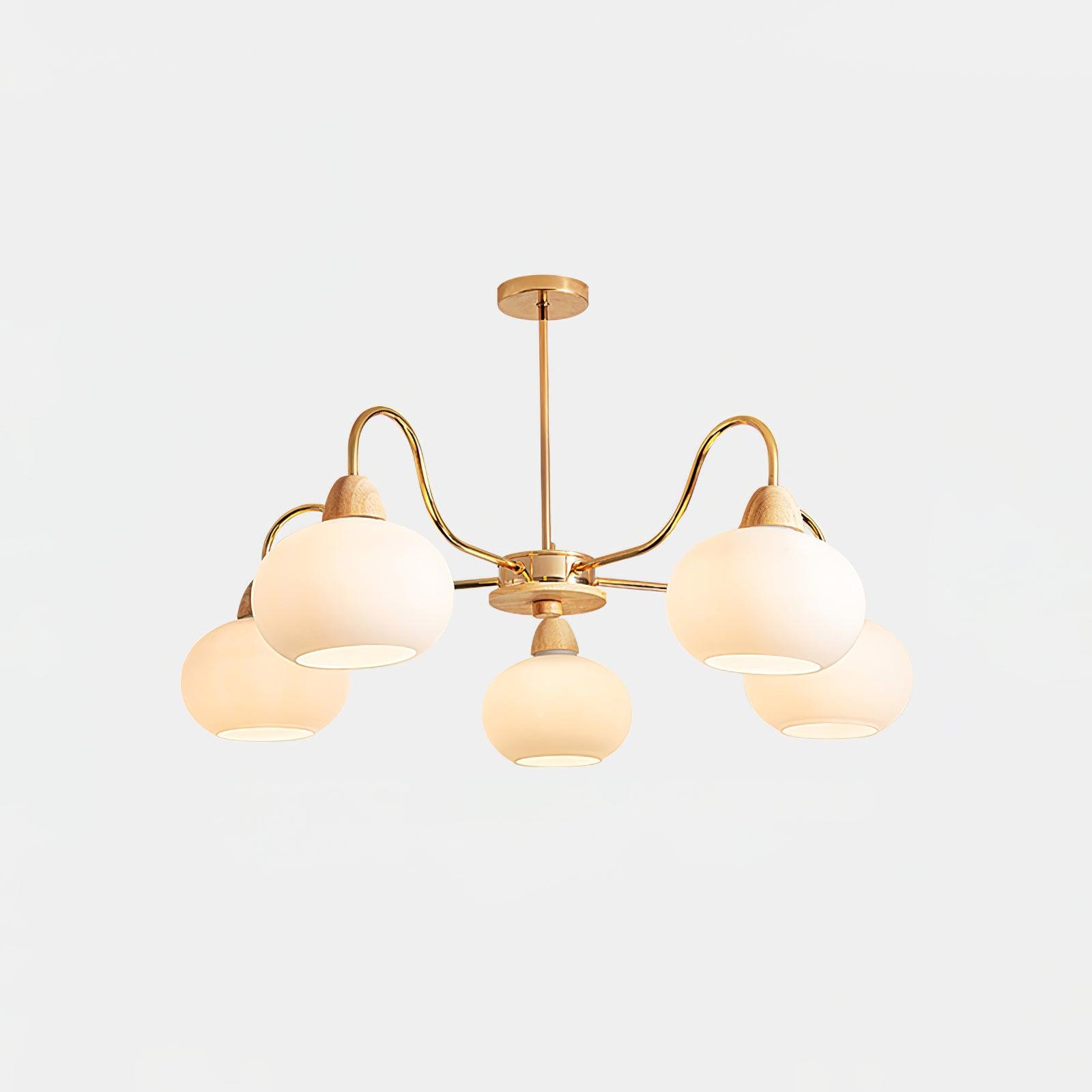Zevena Glass Chandelier - Blowlighting