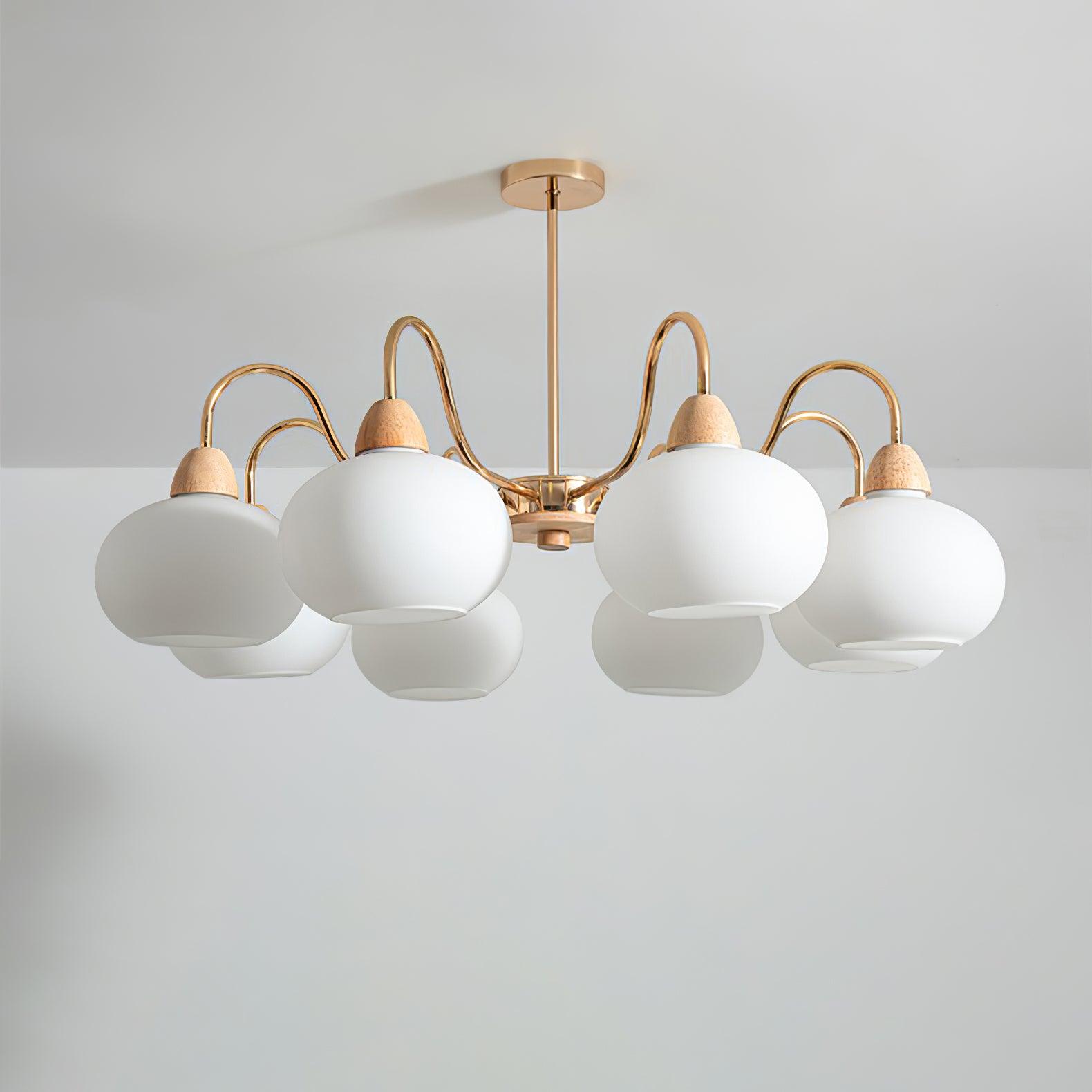 Zevena Glass Chandelier - Blowlighting