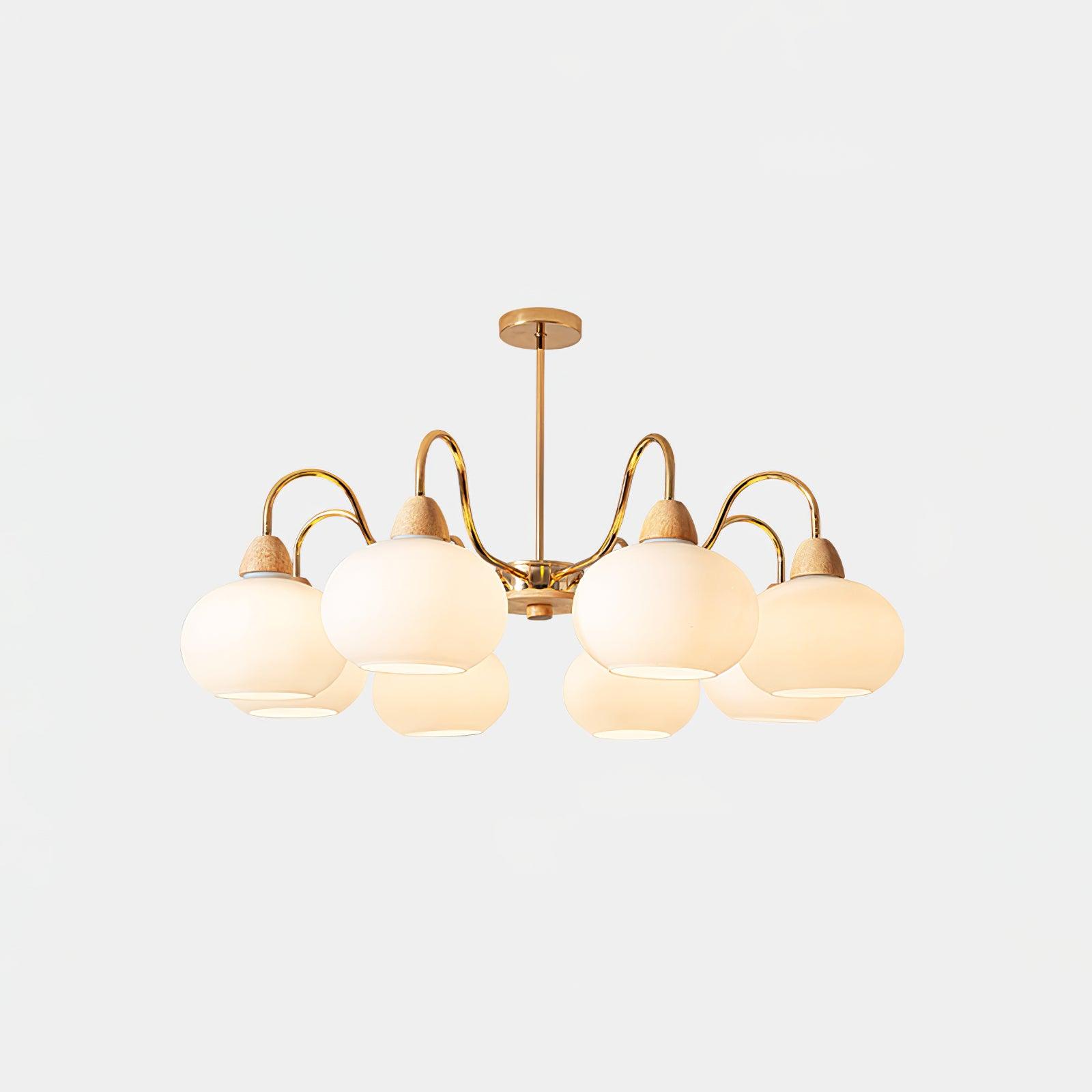 Zevena Glass Chandelier - Blowlighting