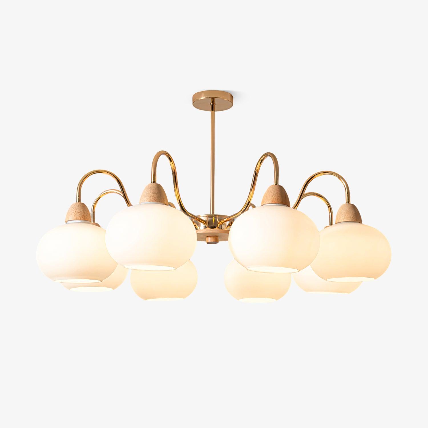 Zevena Glass Chandelier - Blowlighting