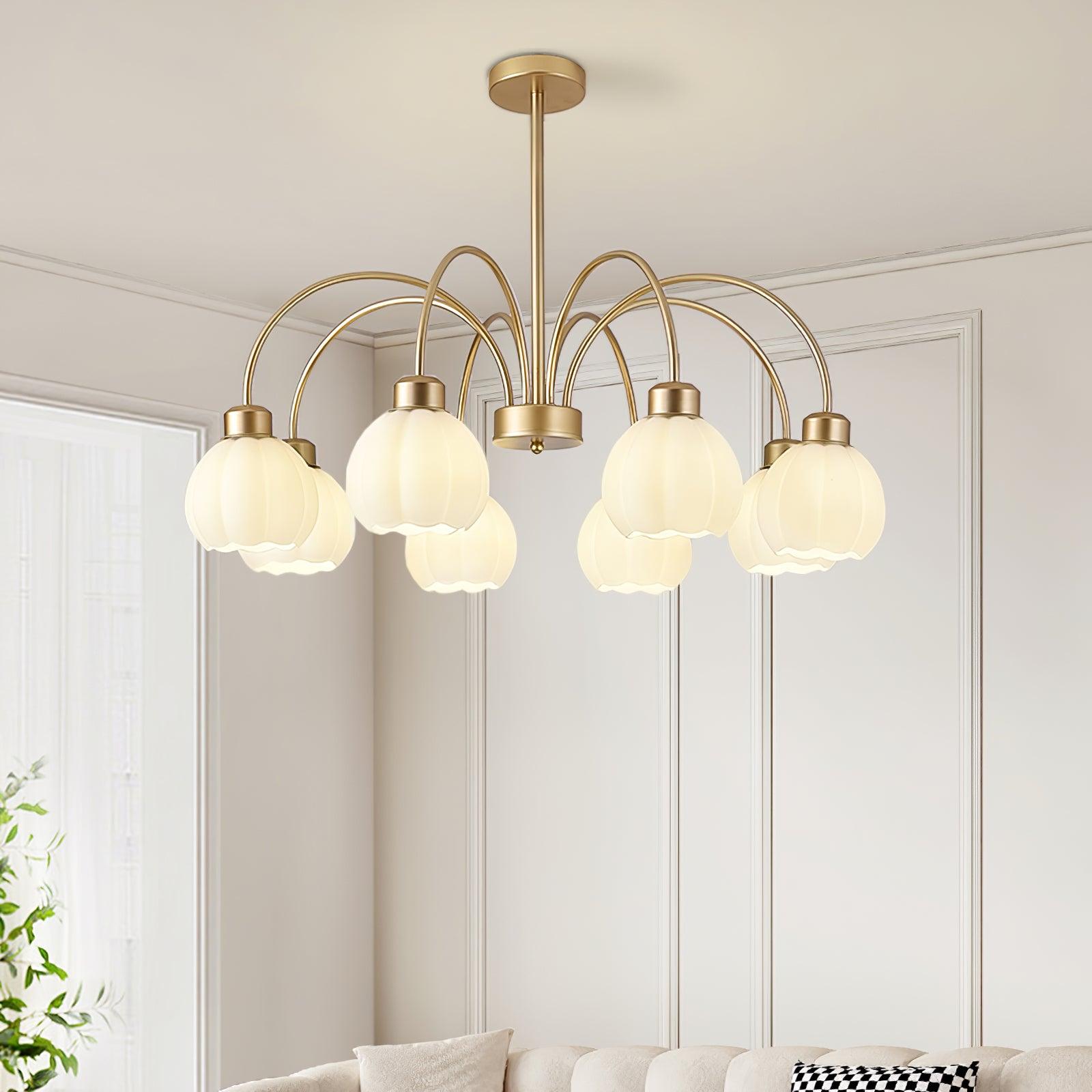 Sawyer Vintage Metal Chandelier - Blowlighting