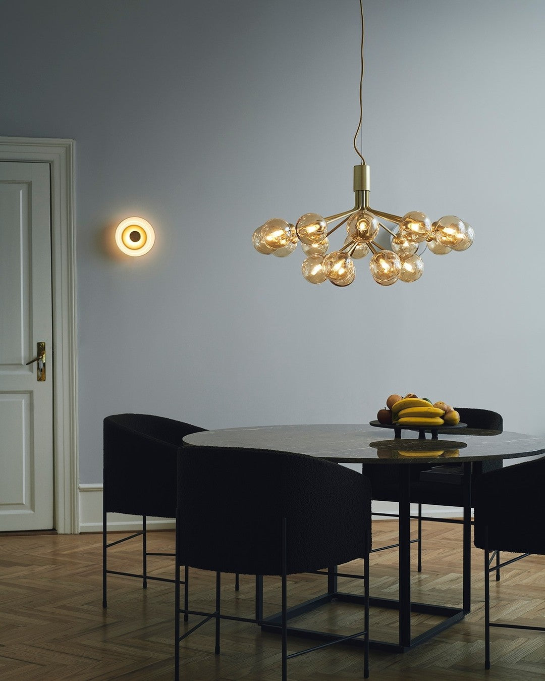 Glass Sphere Cluster Chandelier - Blowlighting