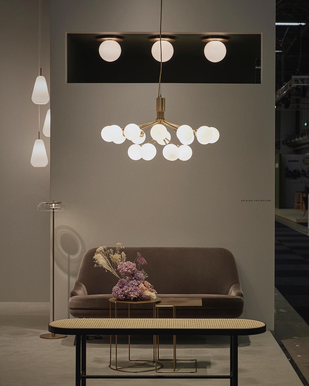 Glass Sphere Cluster Chandelier - Blowlighting