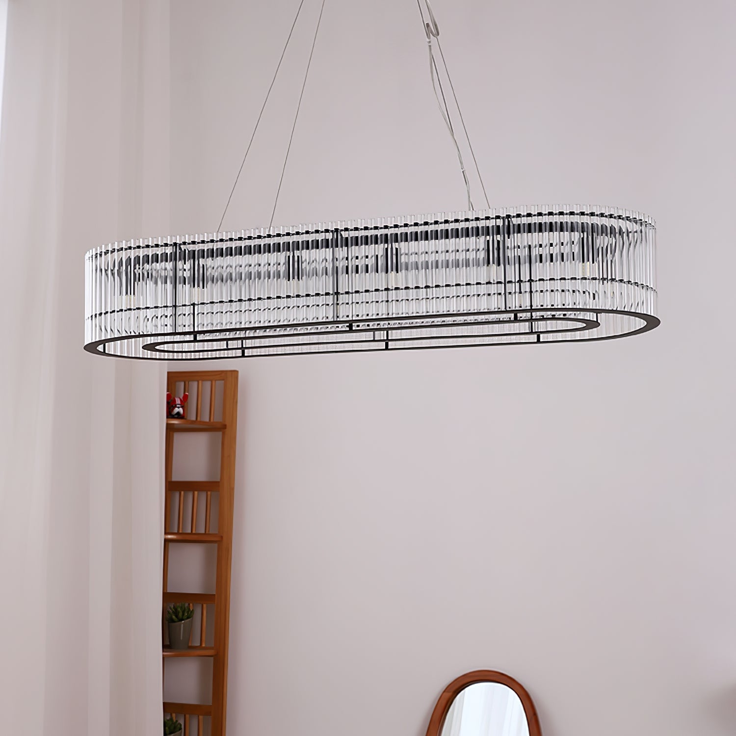 Glass Tube Ring Chandelier - Blowlighting