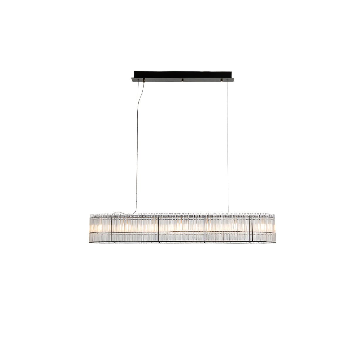 Glass Tube Ring Chandelier - Blowlighting