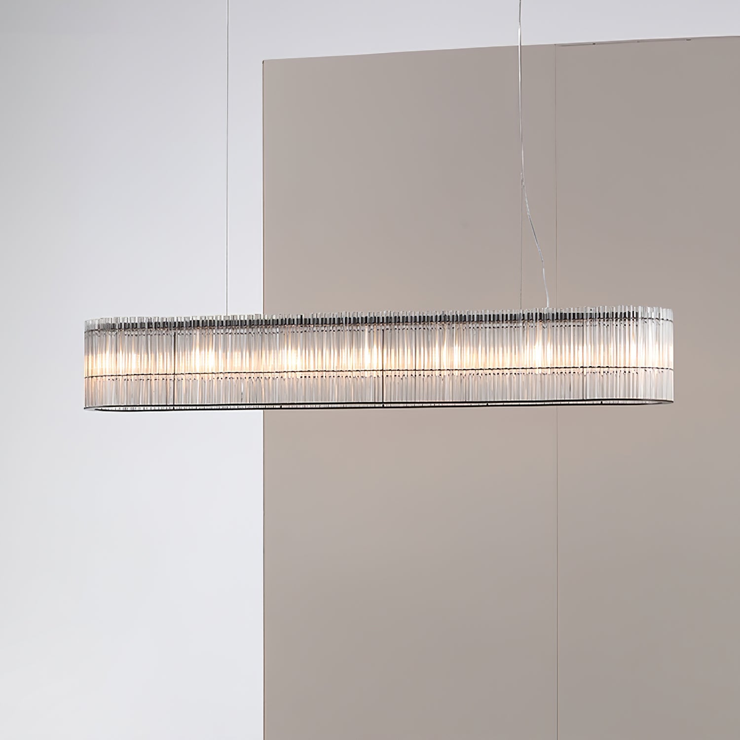 Glass Tube Ring Chandelier - Blowlighting