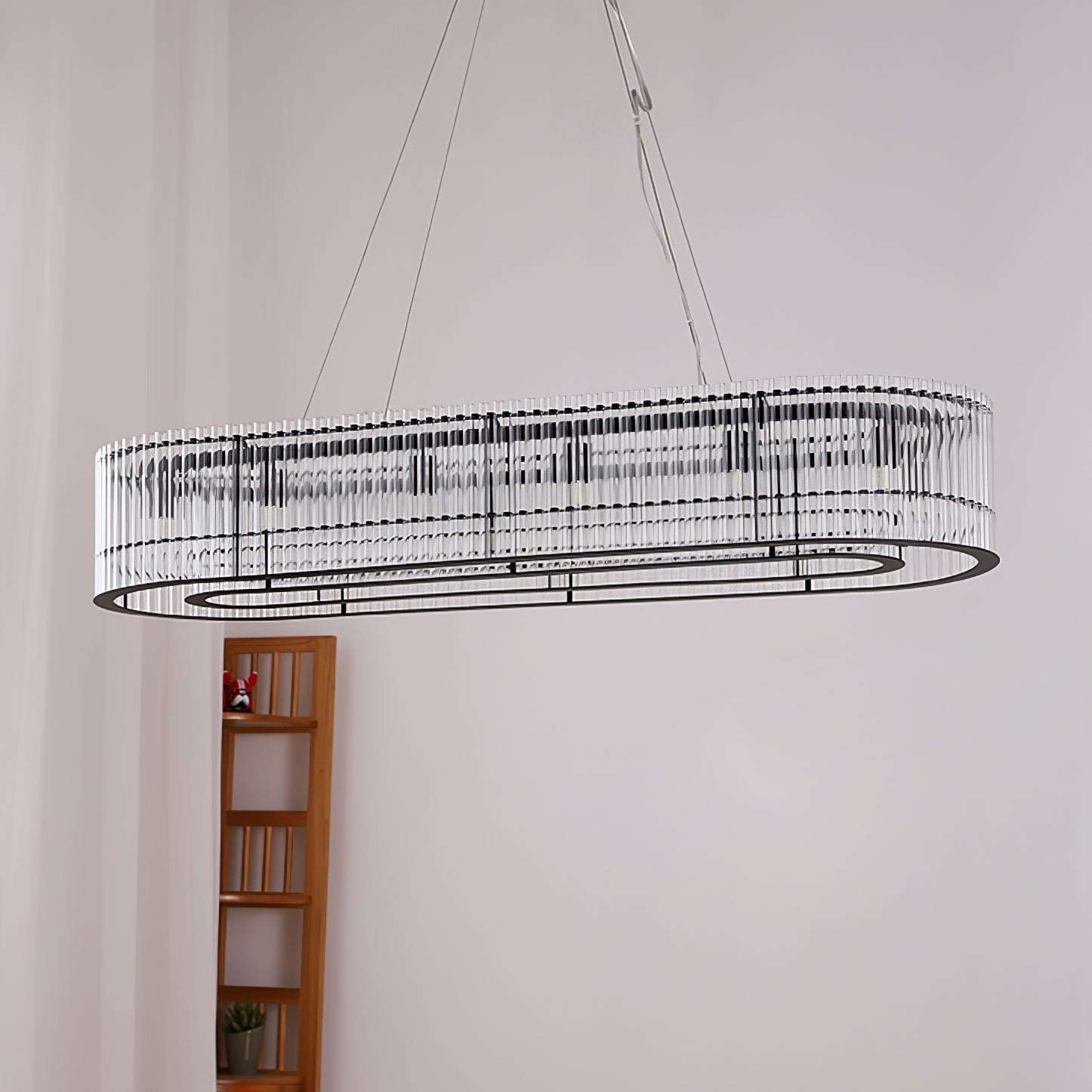 Glass Tube Ring Chandelier - Blowlighting