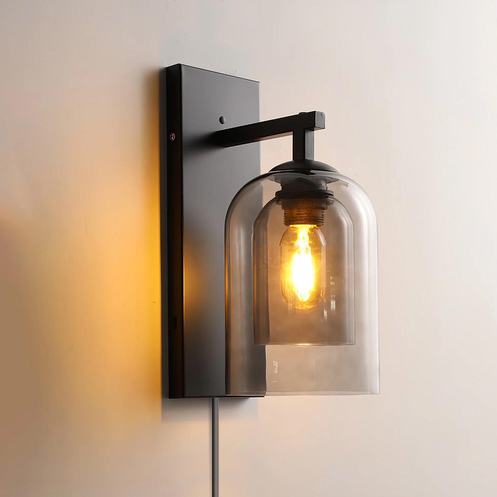 Glass Tubular Plug-in Wall Lamp - Blowlighting