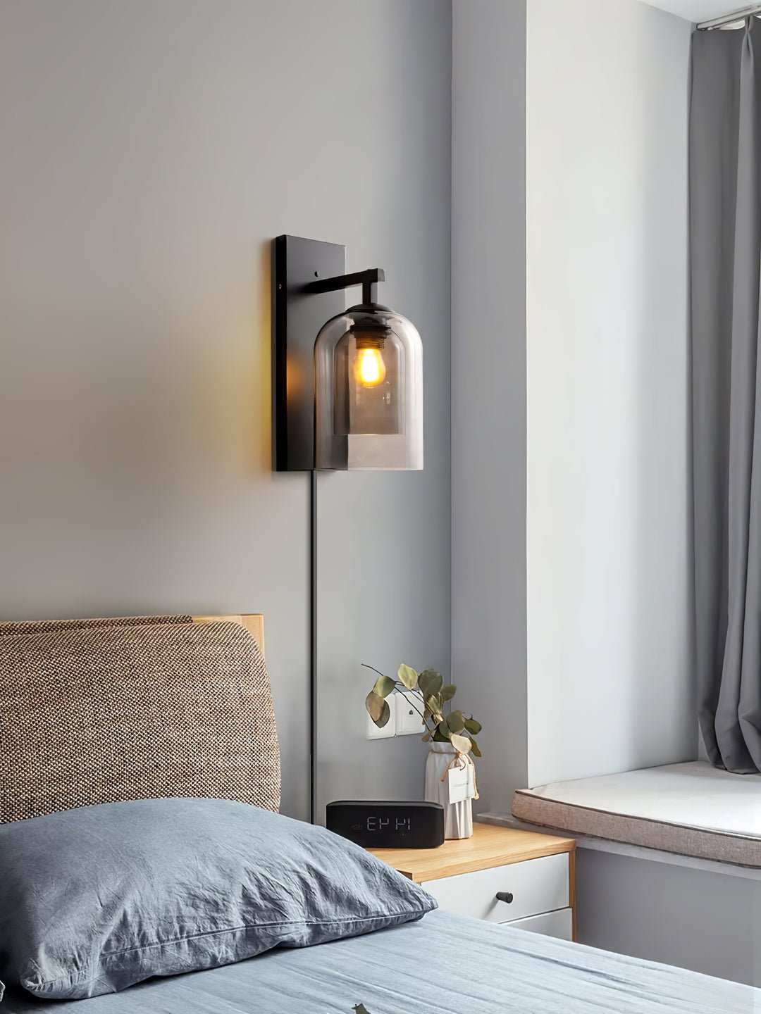 Glass Tubular Plug-in Wall Lamp - Blowlighting